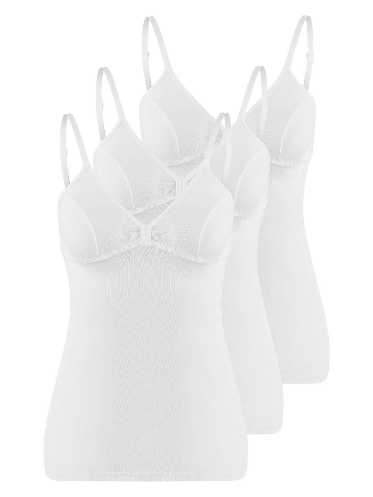 Nina Von C. BH-Hemd 3er Pack BH Hemd Daily (Packung, 3-tlg) - günstig online kaufen