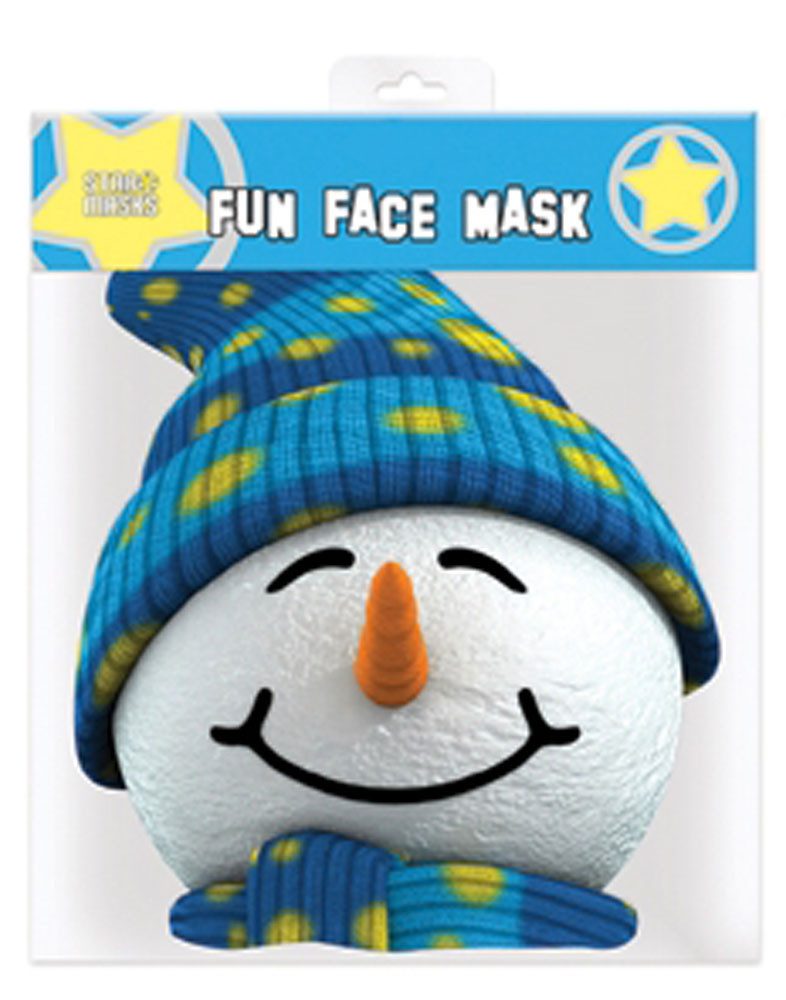Verkleidungsmaske Snowman - Masken - Schneemann Maske