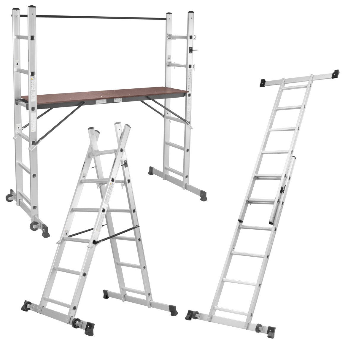 STAHLWERK Vielzweckleiter Leitergerüst LG-270 ST 150 günstig online kaufen