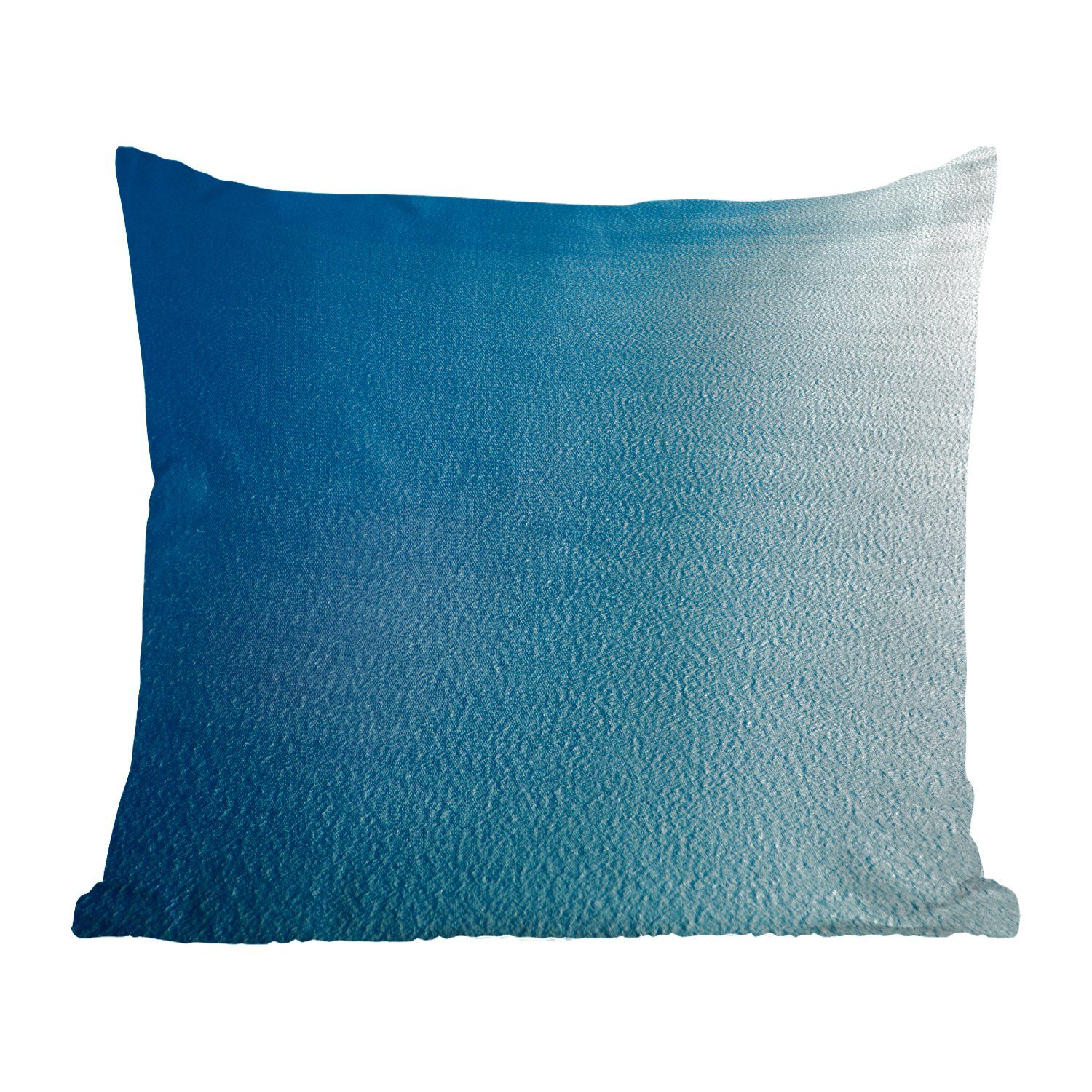 MuchoWow Dekokissen Meer - Blau Deko, Zierkissen - Sofakissen Wellen, mit Füllung Wohzimmer, für Schlafzimmer