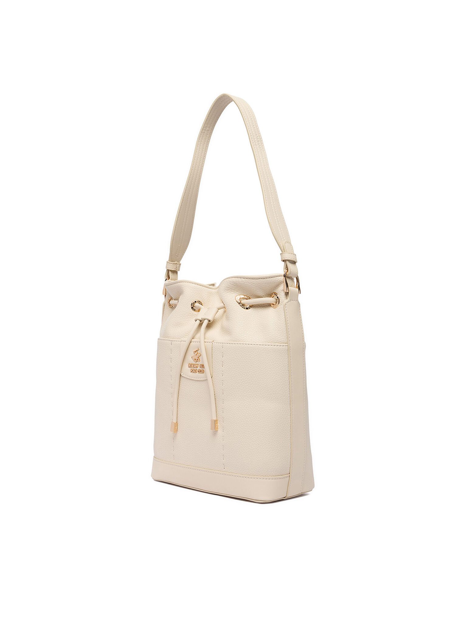 BEVERLY HILLS POLO CLUB Handtasche Beverly Hills Polo Club Damen Écru Handtasche BEVERLY HILLS POLO CLUB-