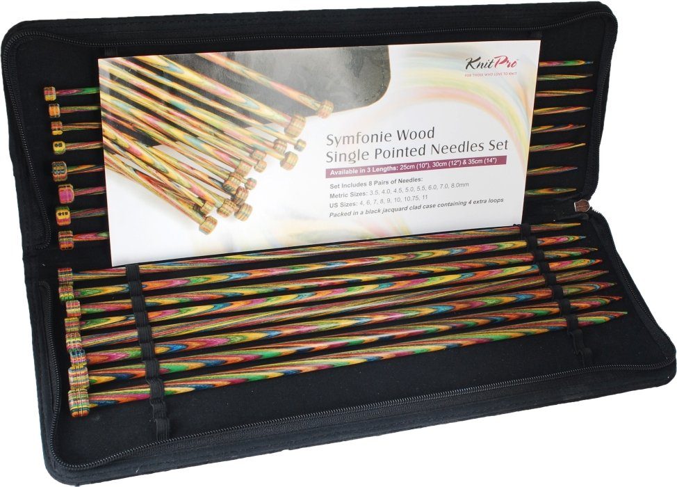 KnitPro Kreativset KnitPro Stricknadel (Jackennadel) Set Symfonie Holz