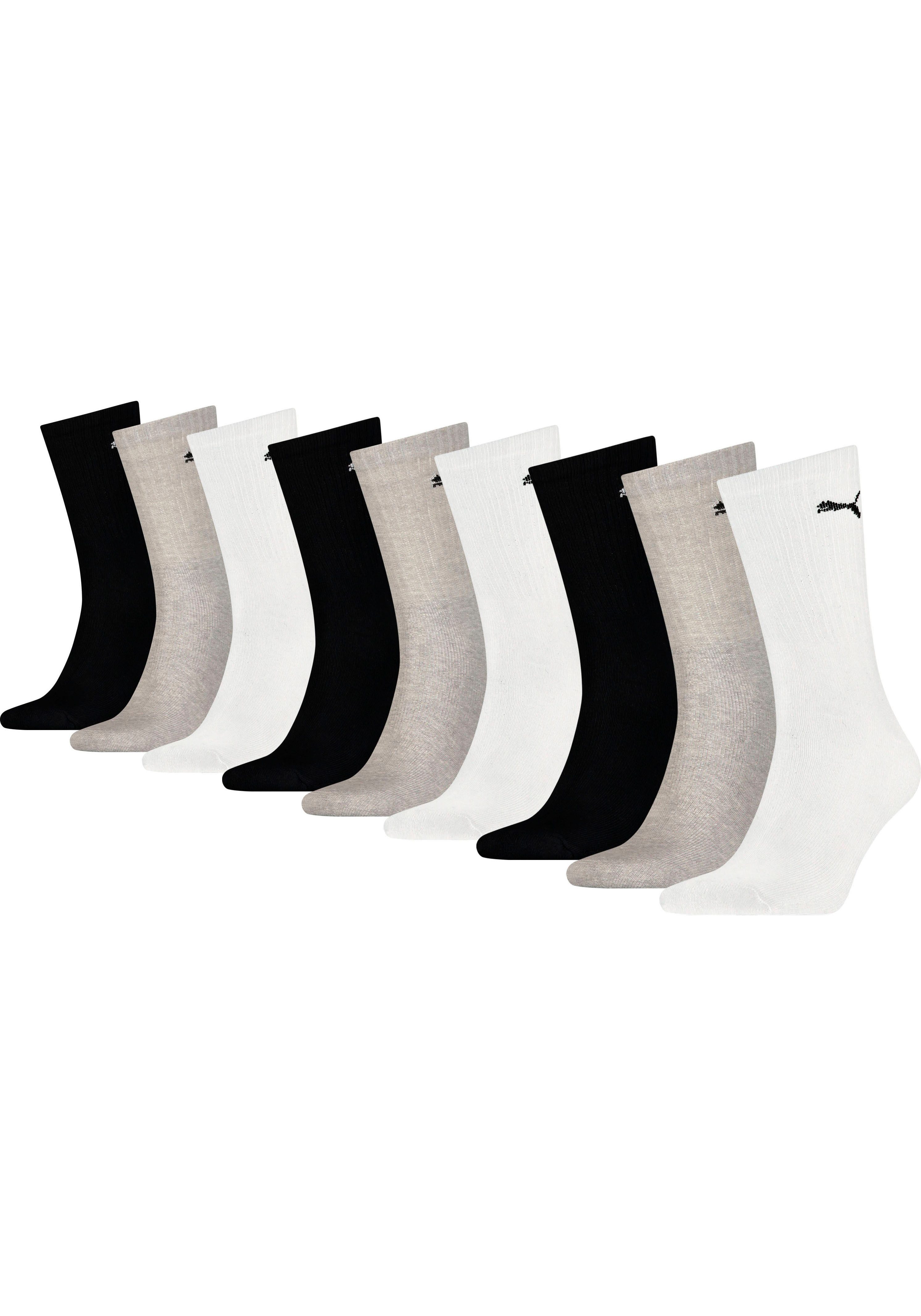 PUMA Sportsocken (9-Paar) Tennissocken, atmungsaktiv, feuchtigkeitsregulier günstig online kaufen