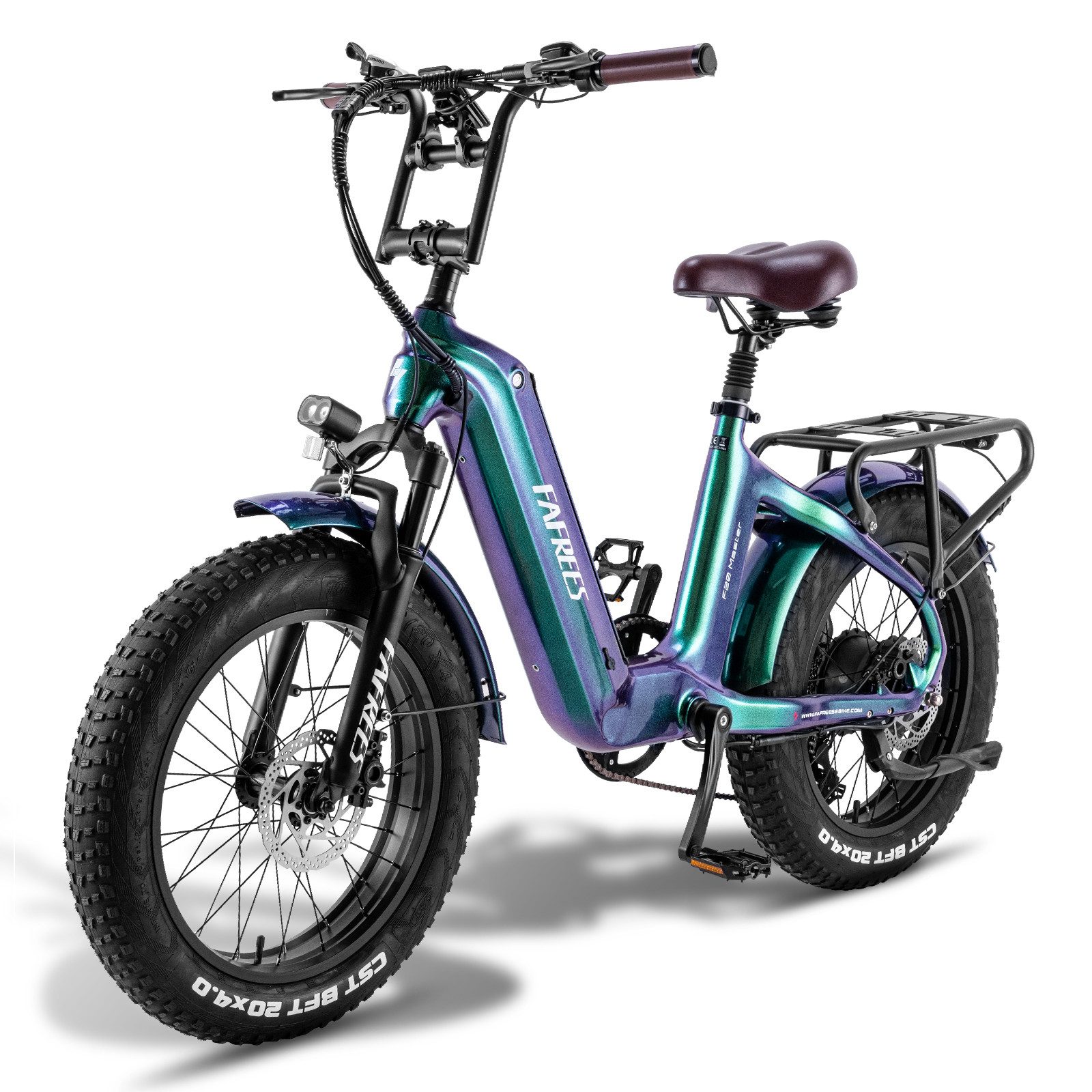 DOTMALL E-Bike Carbon-fiber Fat tire E-bike 20 Zoll Fafrees 48V 22.5AH Mountainbike