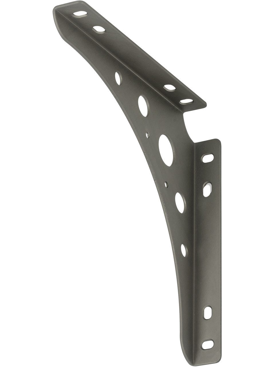 Vormann Wandregalhalter Vormann Delta Line Konsolen stahlmatt 20 x 20 cm