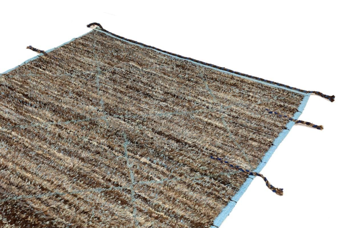 rechteckig, Nain 158x252 mm Maroccan Orientteppich 20 Höhe: Handgeknüpfter Trading, Moderner Design Orientteppich, Berber