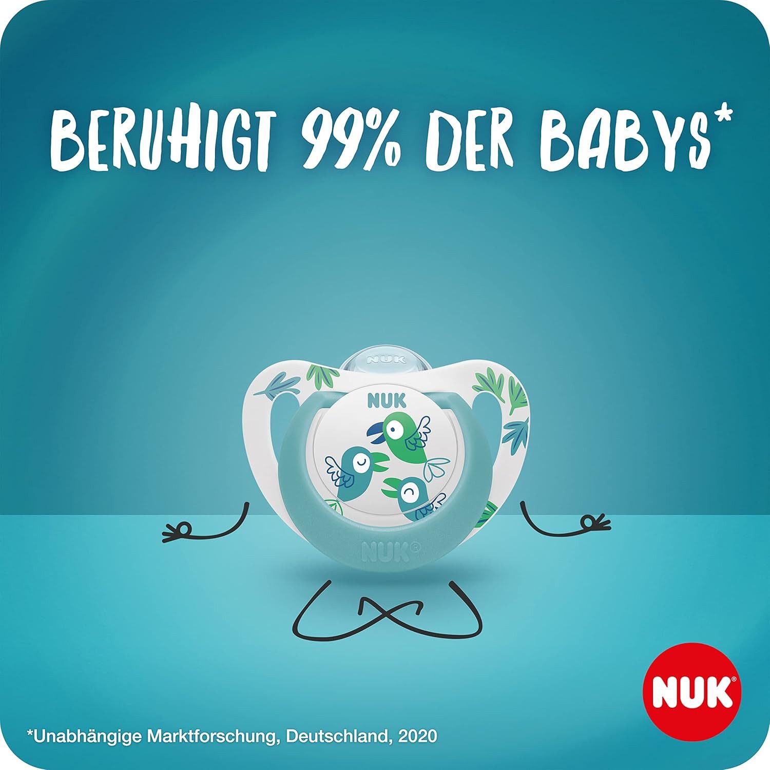 NUK Schnuller NUK Star Day&Night Schnuller Koala Gr.1 – mit Leuchteffekt