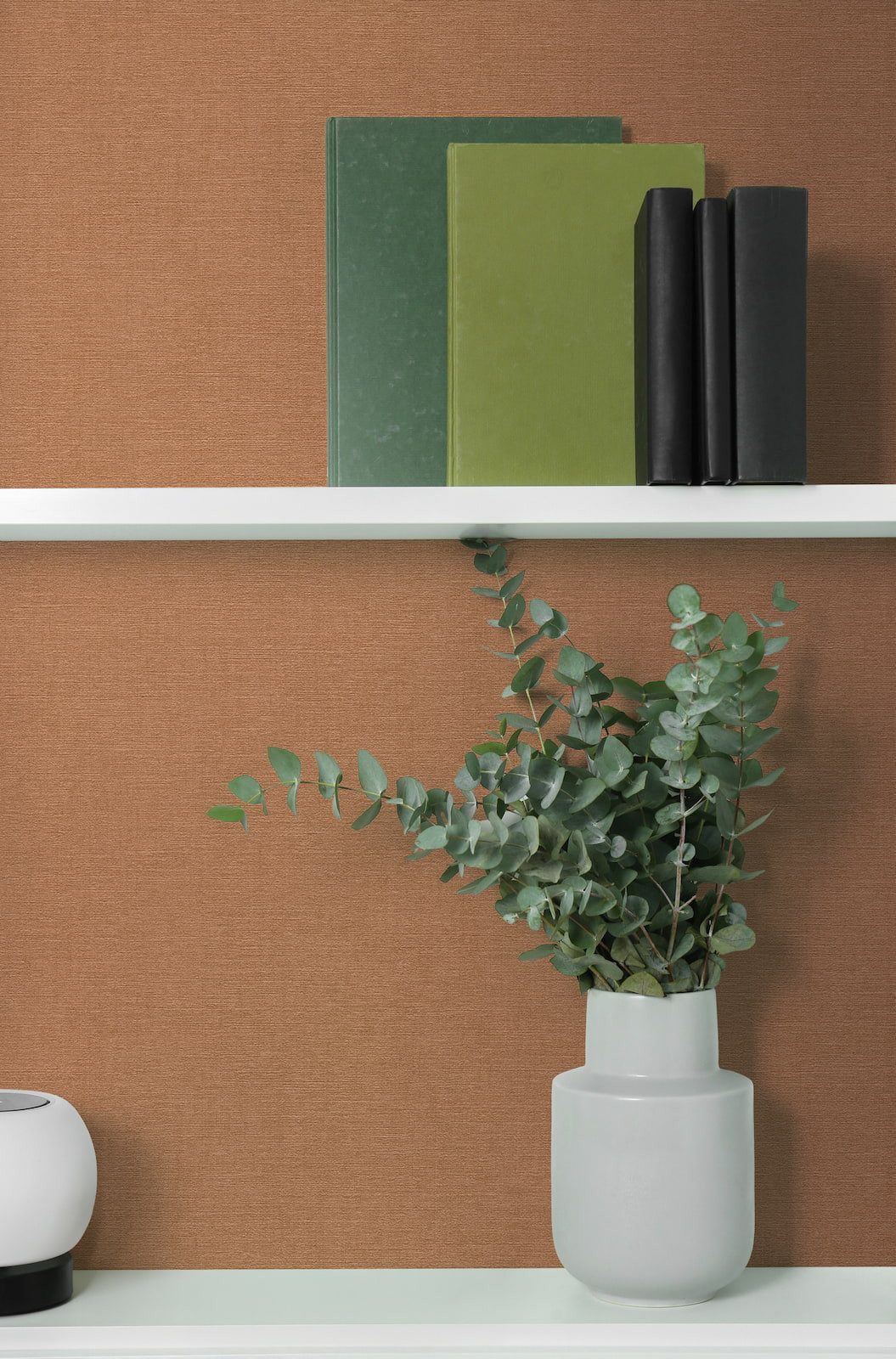 A.S. Création Vliestapete Einfarbig Modern Textil Optik Struktur Braun 79165-9 AS Creation