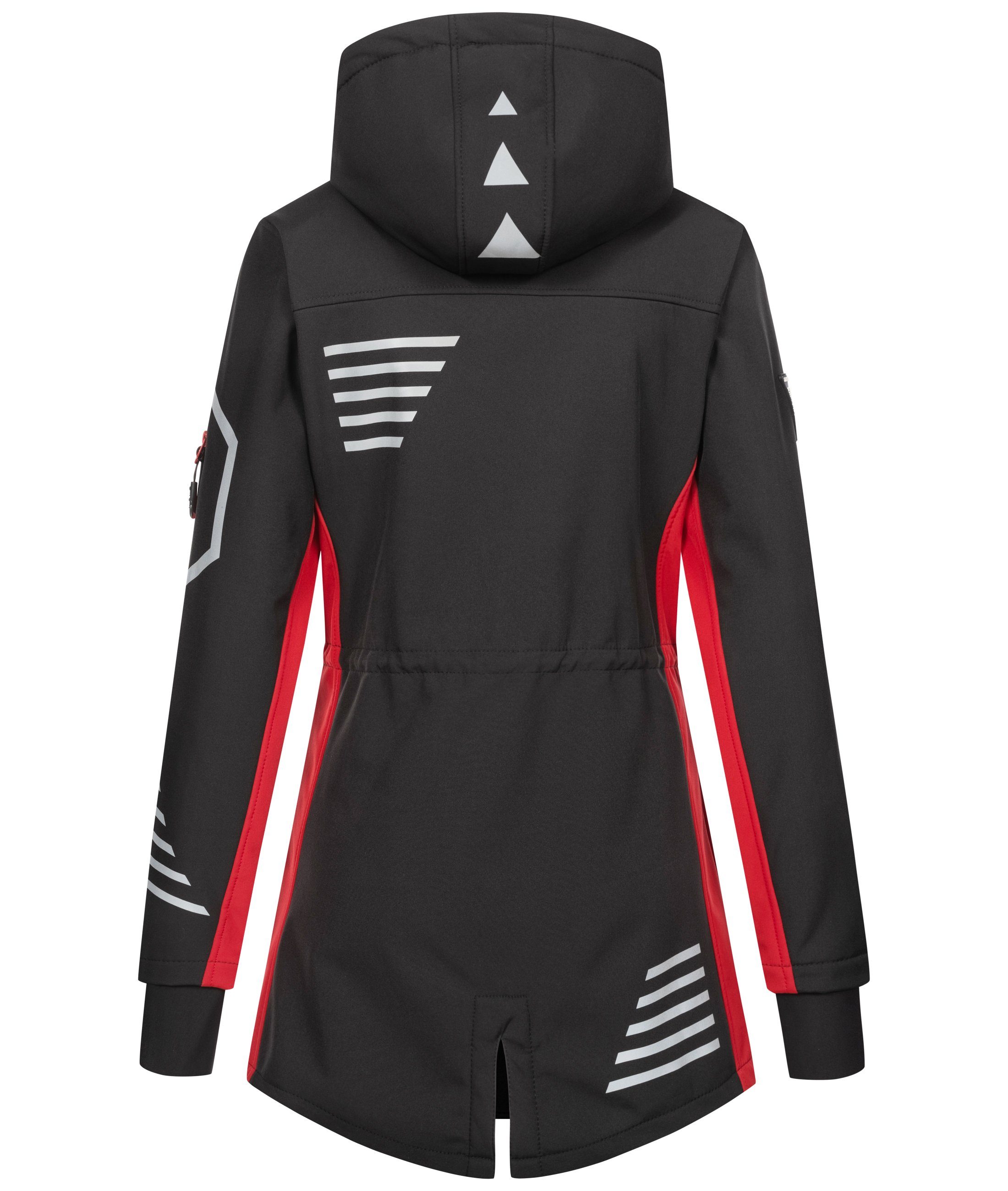 Rock Creek Softshelljacke Damen Softshellmantel Wanderjacke D-491