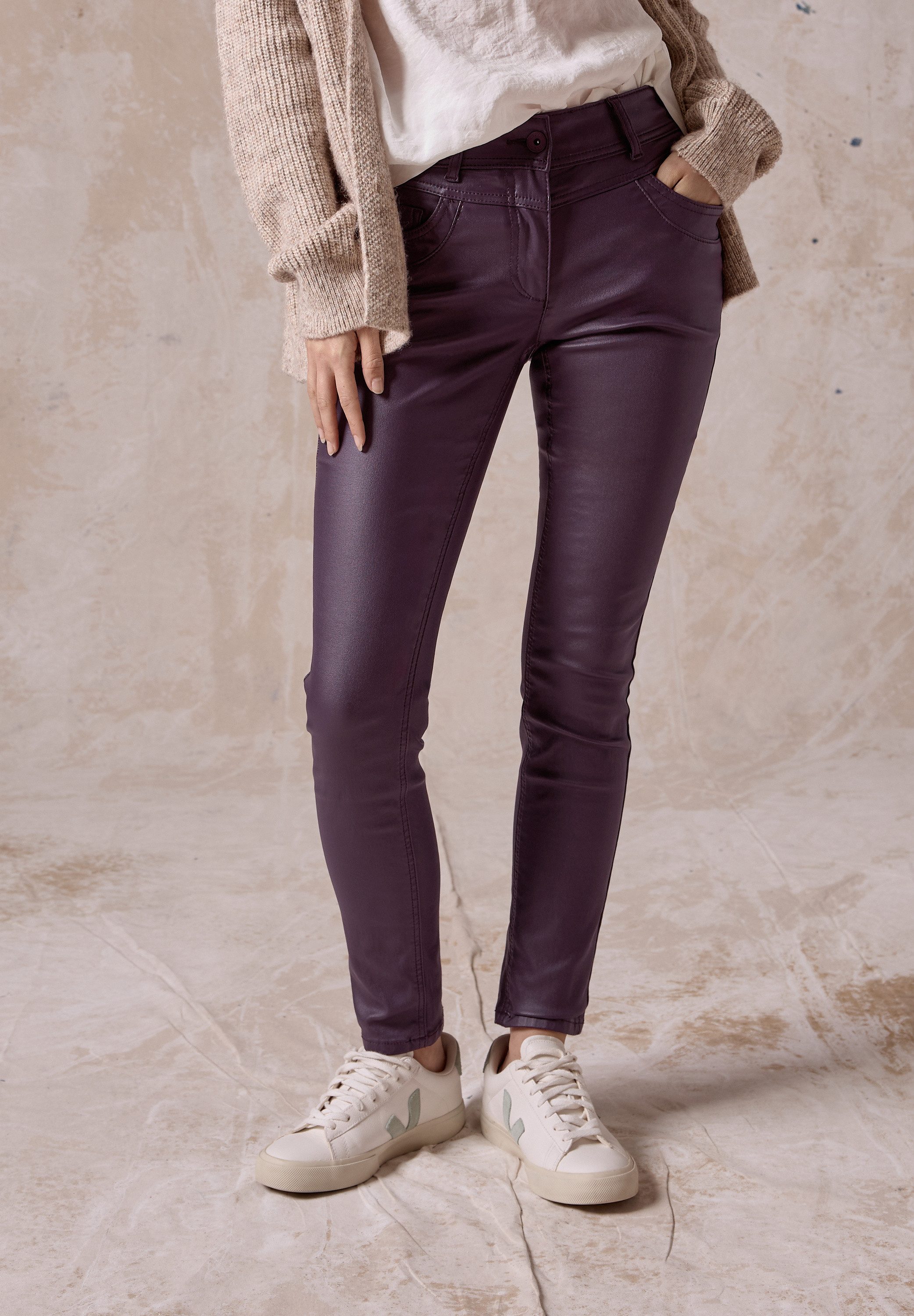 CECIL Lederimitathose SCARLETT im Five-Pocket Style günstig online kaufen
