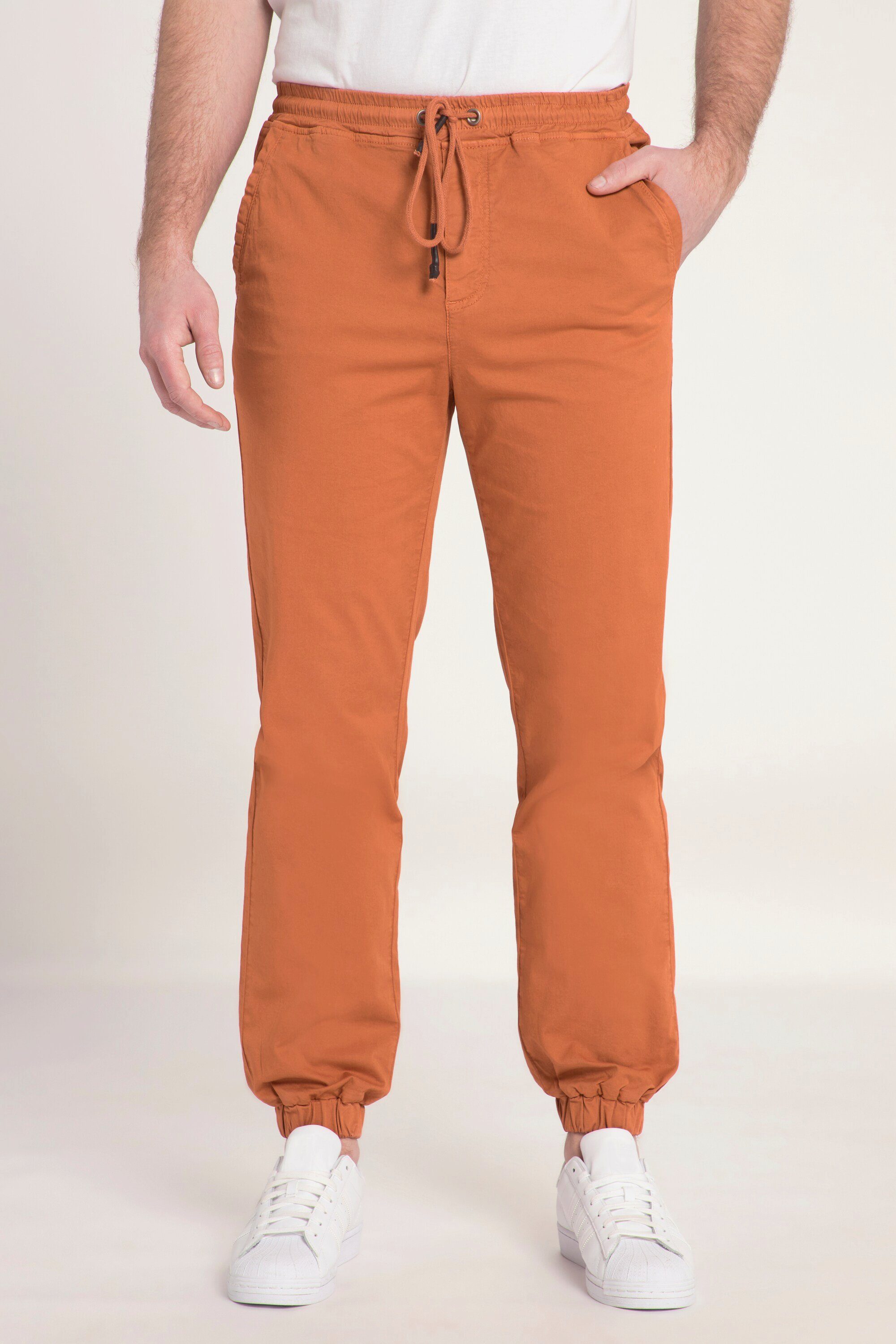 Modern Straight JP1880 Elastikbund Fit Schlupfhose knallorange FLEXNAMIC® Chino