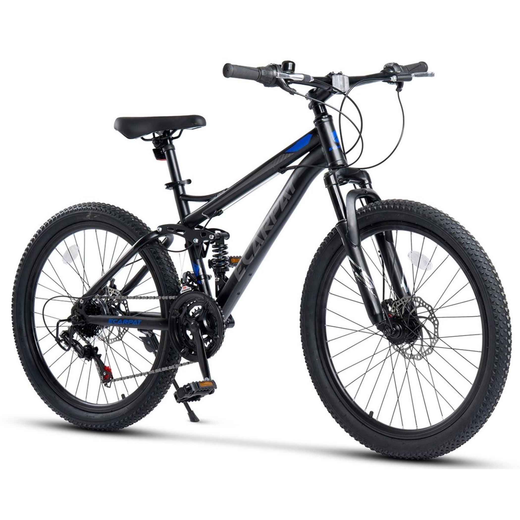 CARPAT SPORT Mountainbike 24 26 27.5 29 Zoll Fahrrad für Herren Damen Jungen, 21 Gang Shimano Tourney Schaltwerk, Kettenschaltung, mechanische Scheibenbremse, MTB Fahrrad Bike