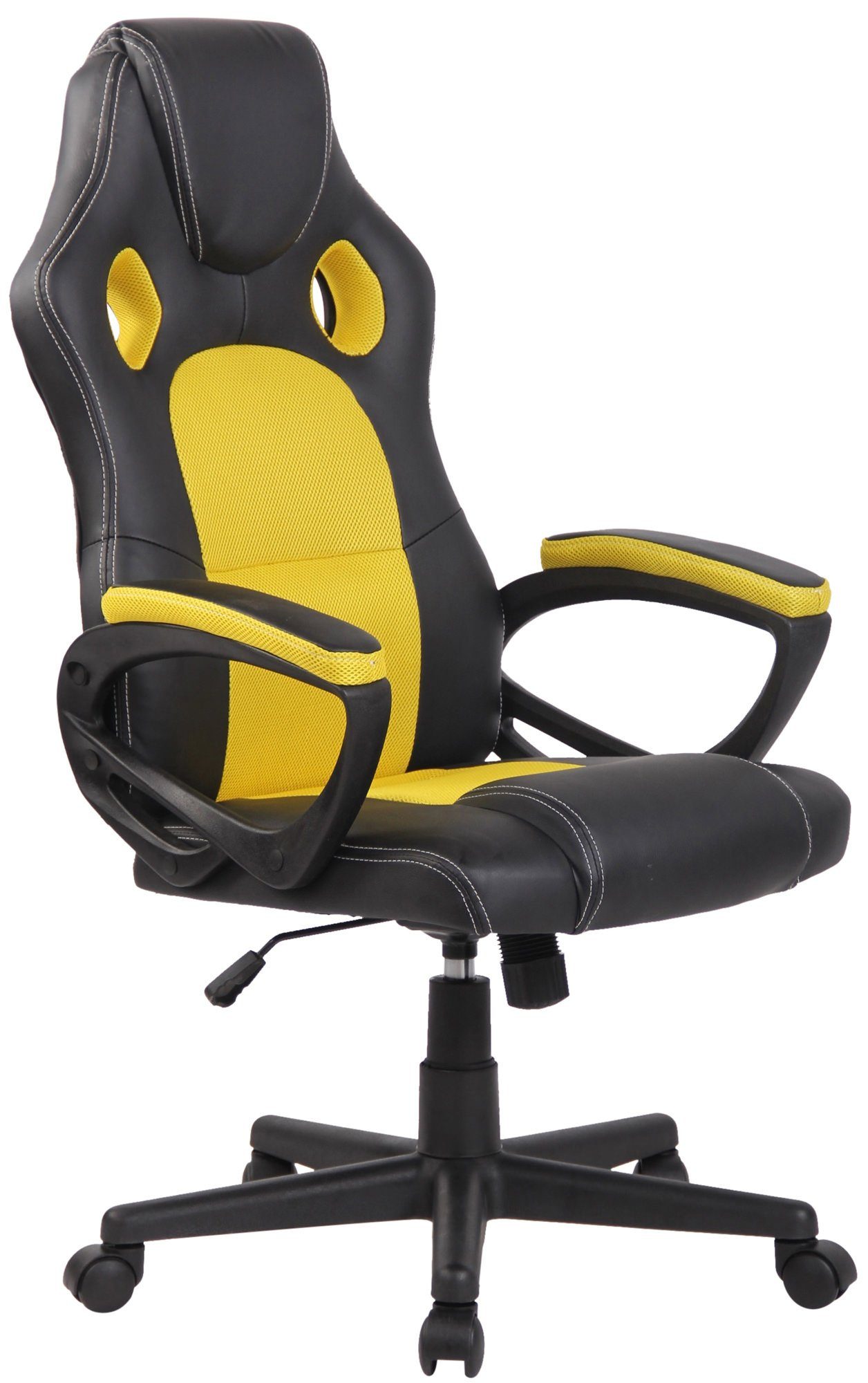 CLP Gaming Chair Fire Kunstleder, höhenverstellbar und drehbar