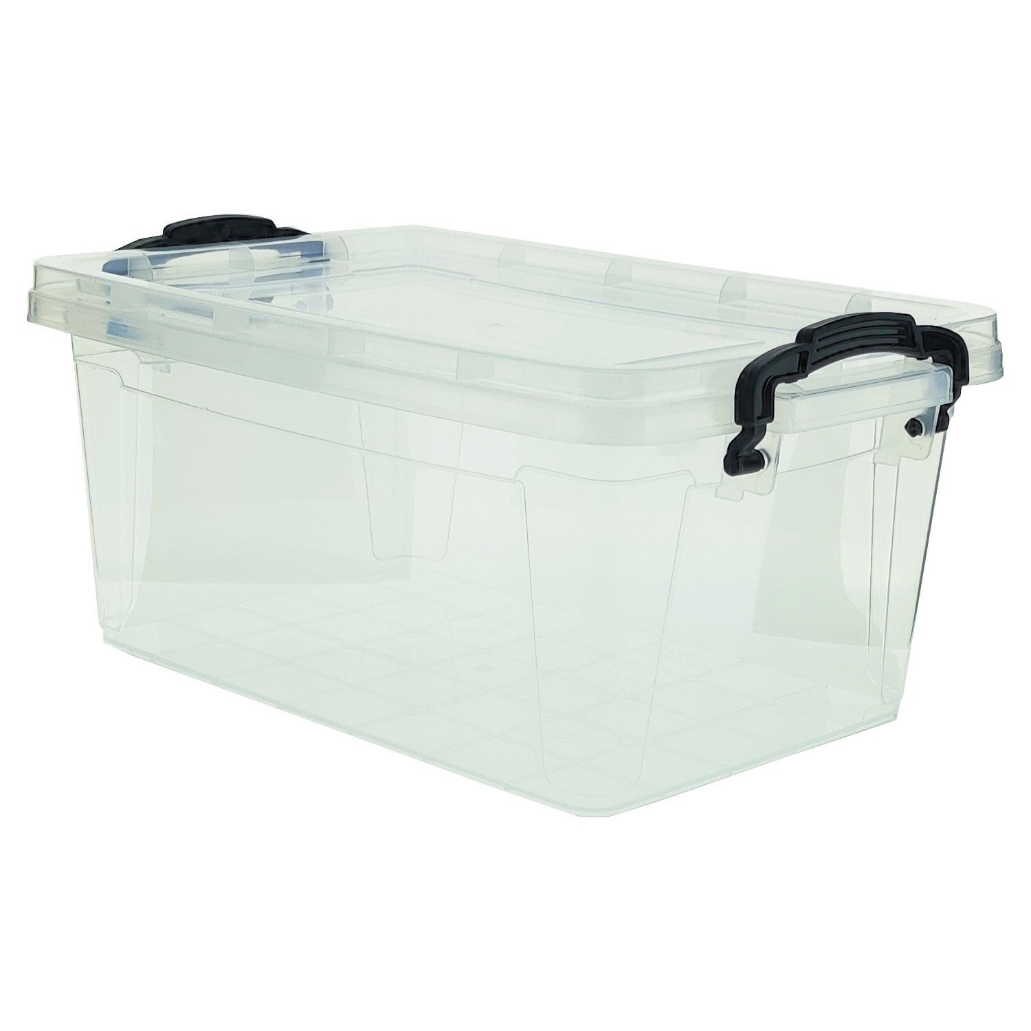 Aufbewahrungsbox Klarsichtbox mit Deckel 13,7l 17,5 x 42 x 27,5cm