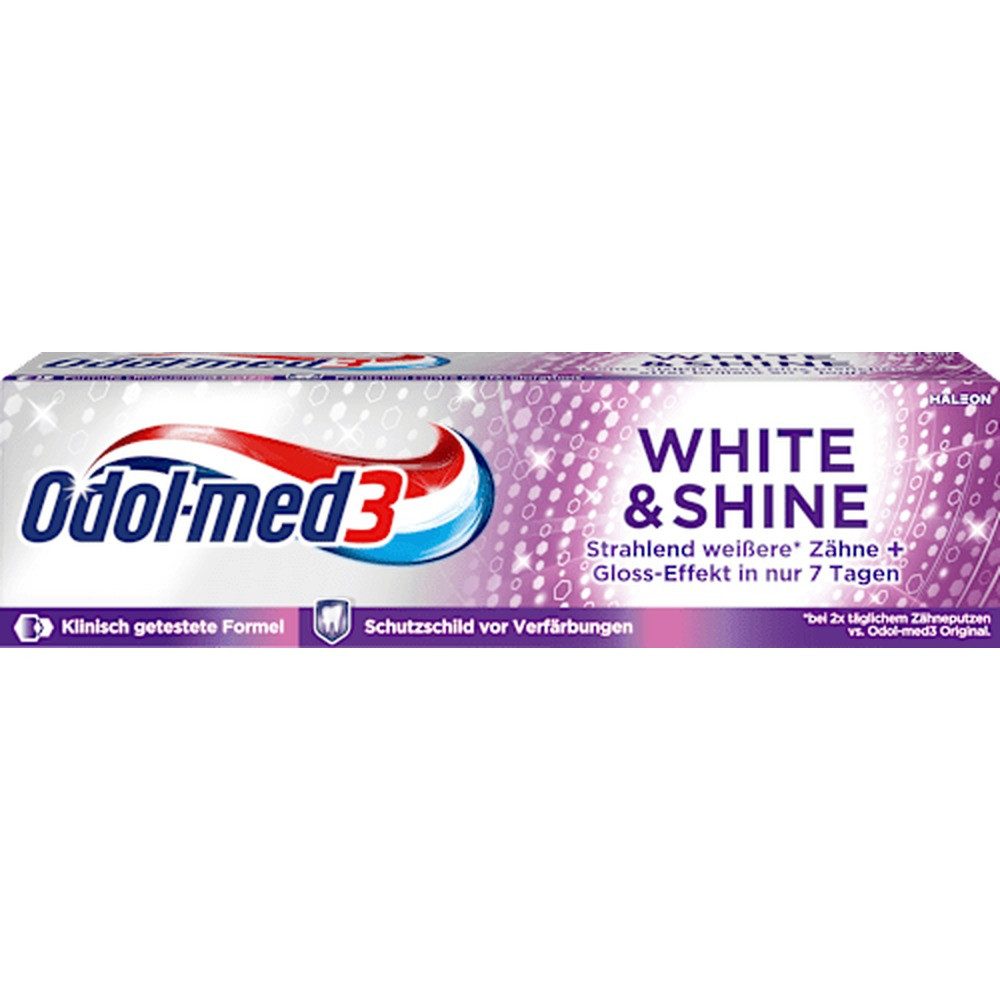 Odol Zahnpasta Odol-med3® WHITE & SHINE Zahnpasta 75 ml