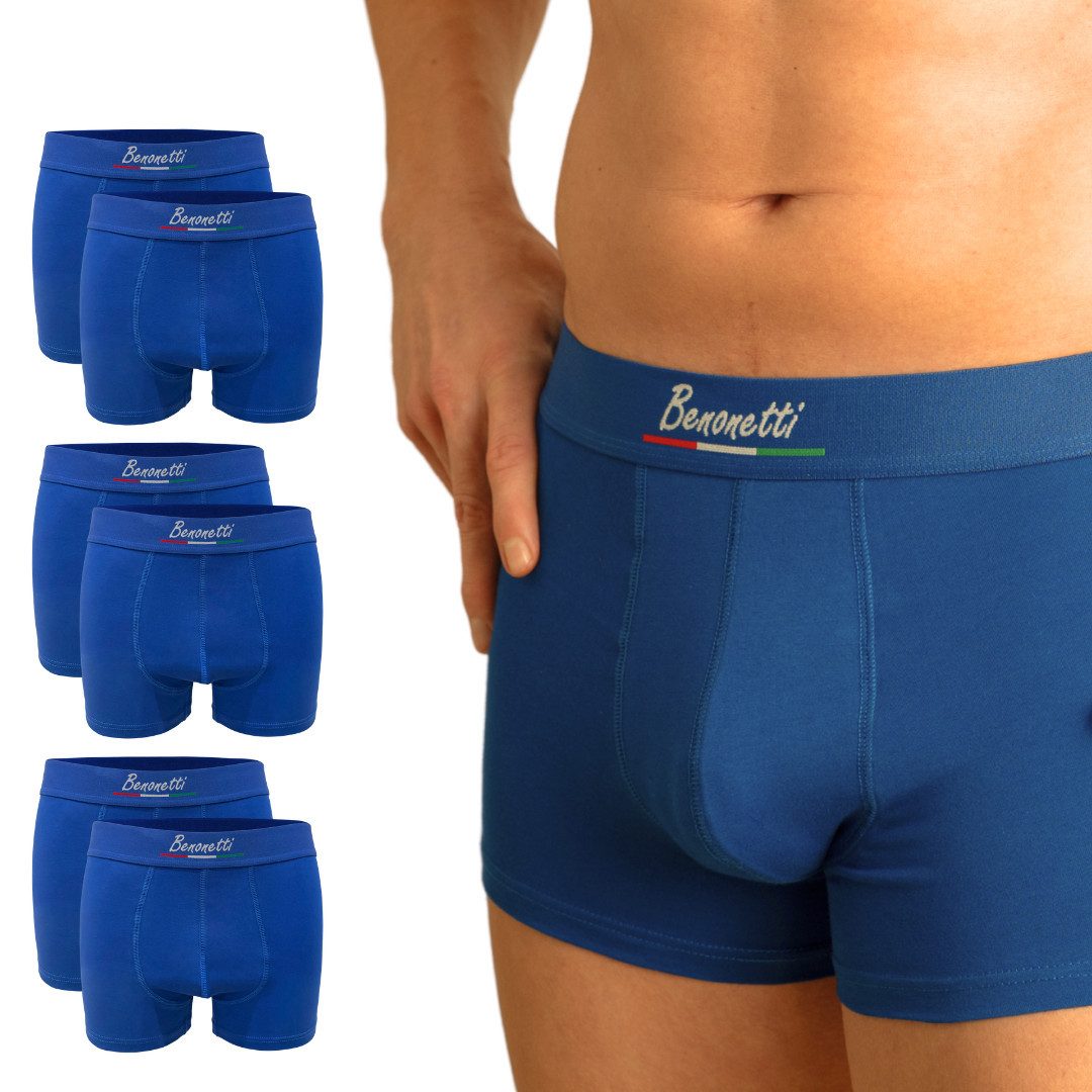 Benonetti Boxershorts weich, langlebig & atmungsaktiv, kein Aufrollen (6-St günstig online kaufen