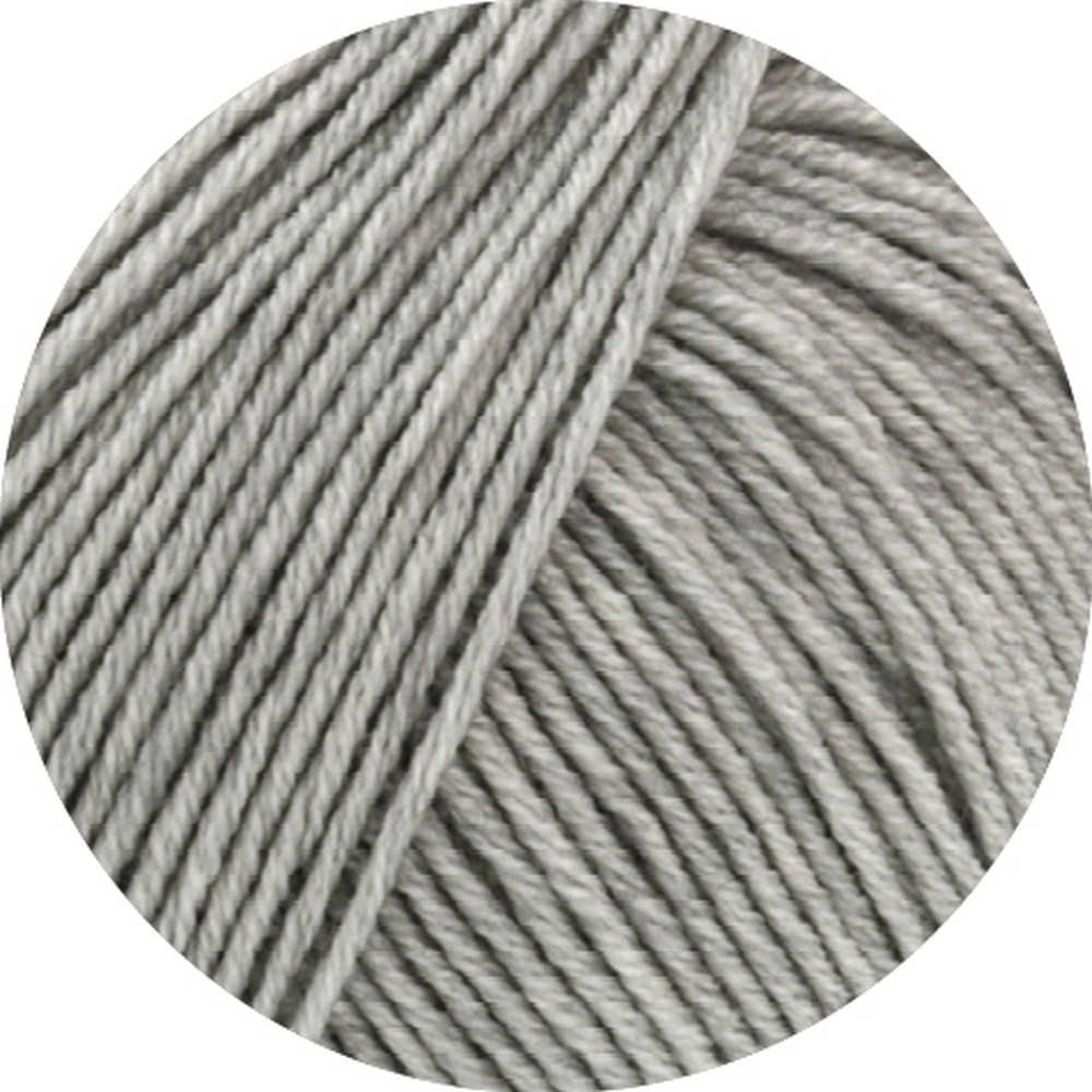 LANA GROSSA COOL WOOL VINTAGE Häkelwolle, 160 m (50 Gramm), Naturgarn aus reiner Merinowolle im meliertern Ton-in-Ton Design