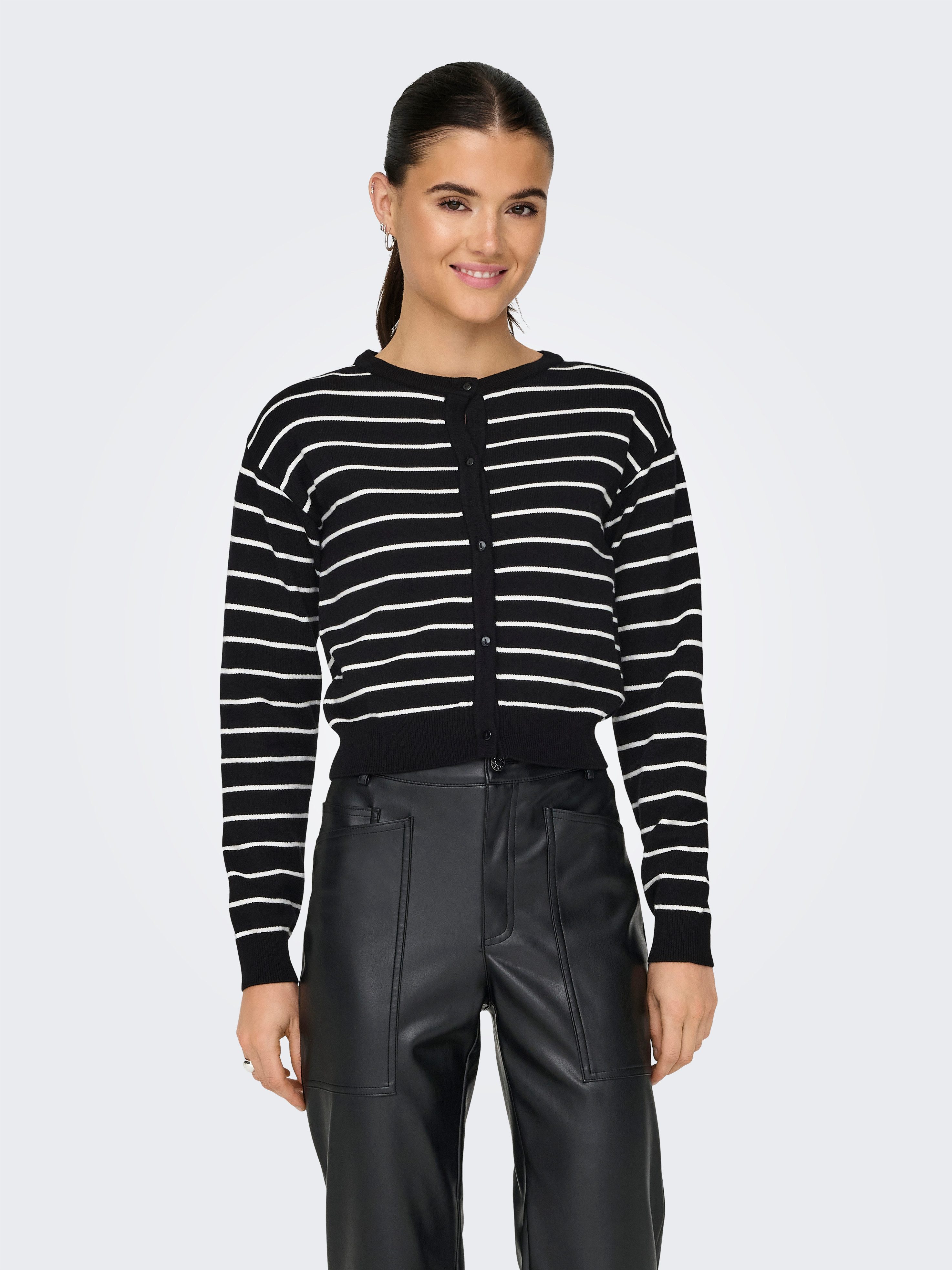 ONLY Strickjacke ONLBARIA LS O-NECK CARDIGAN CC KNT günstig online kaufen