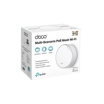 tp-link DECO X50-POE(2-PACK) - Mesh Wi-Fi 6-System mit PoE (2er-Pack) WLAN-Access Point