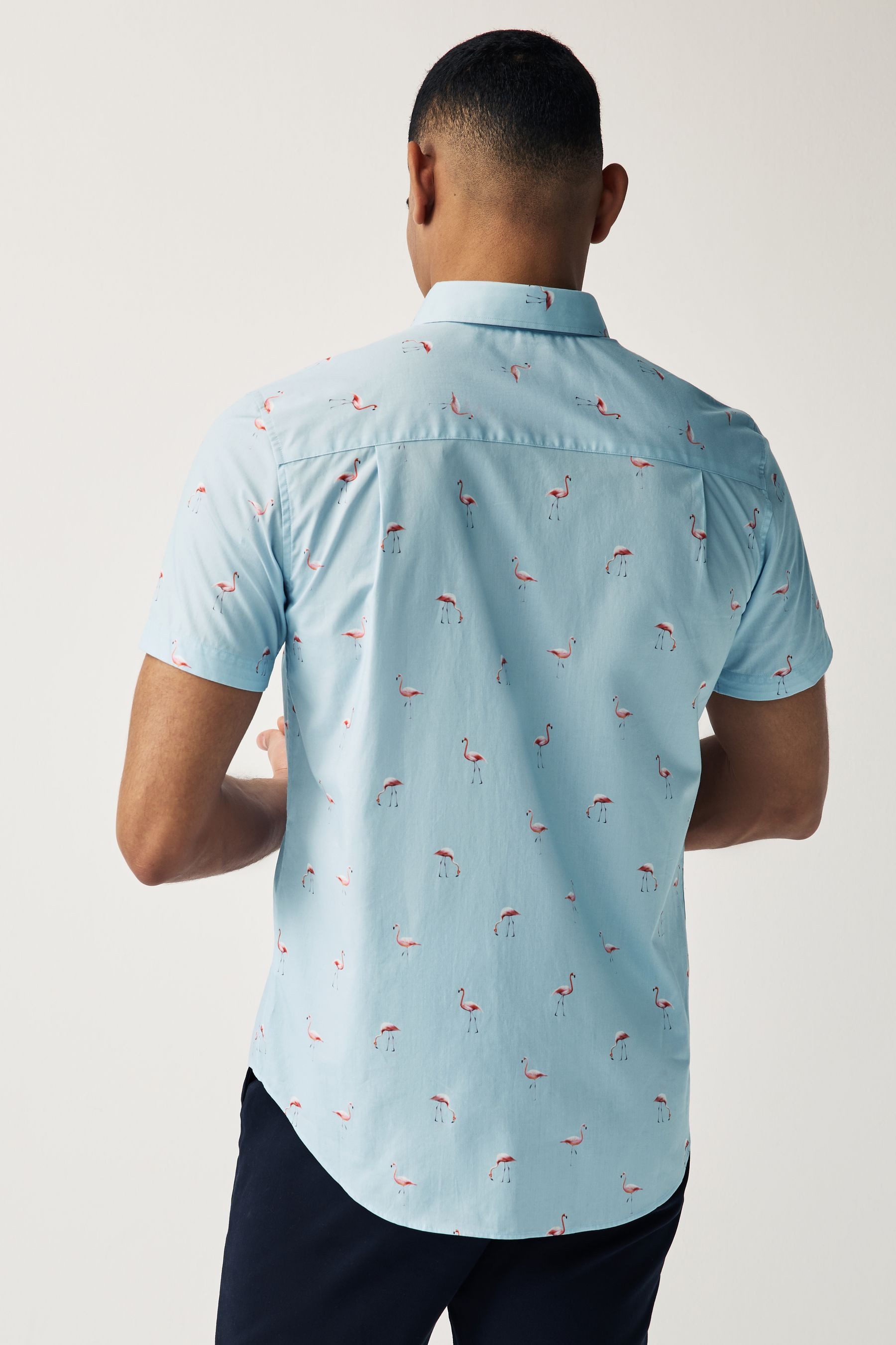 Next Kurzarmhemd Regular Fit Kurzarmhemd mit günstig online kaufen
