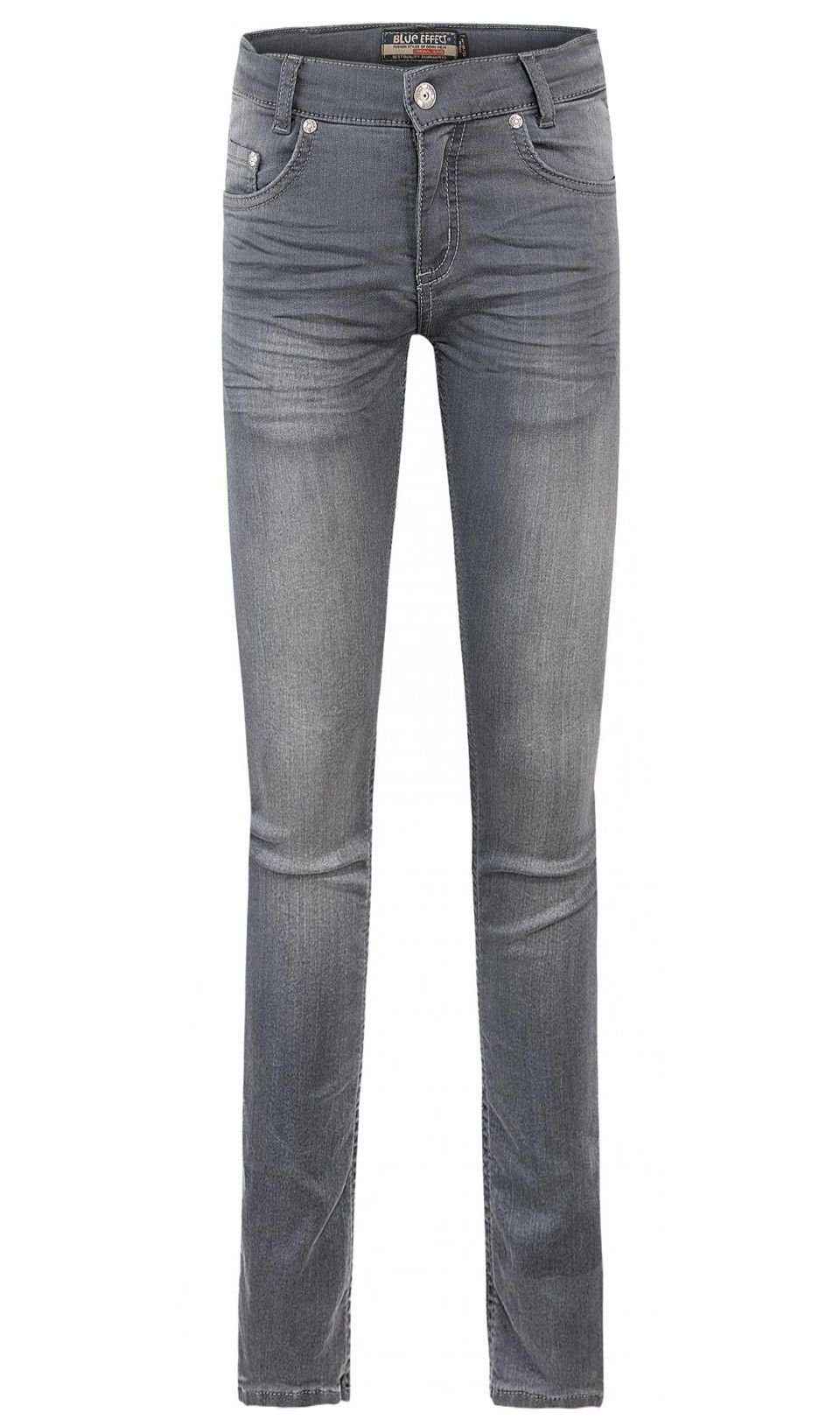 BLUE EFFECT Slim-fit-Jeans Jeans Hose Skinny ultrastretch slim fit dark grey