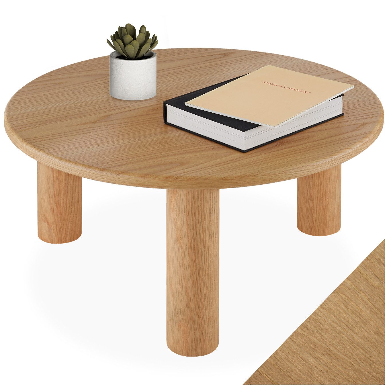 tectake Couchtisch Sofatisch "Sisi", Beine aus Massivholz, besonders pflege günstig online kaufen