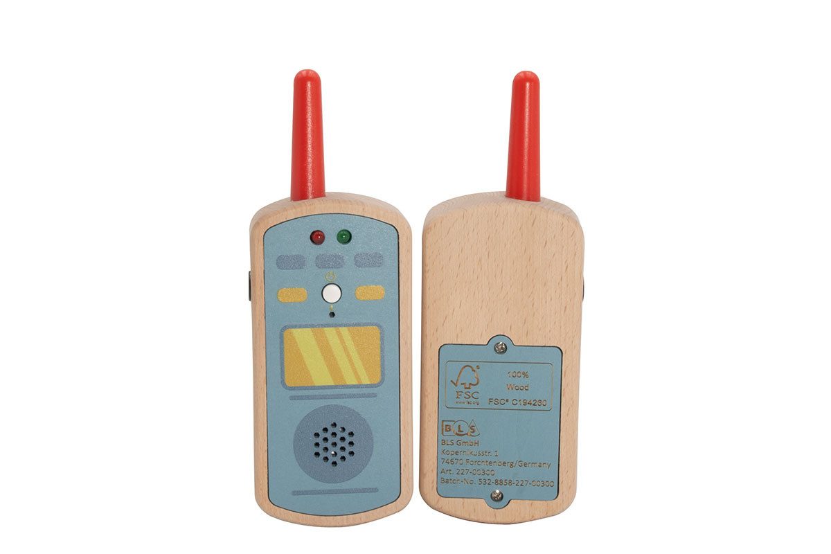 AVANTGARDE Walkie Talkie aus Holz, (2-St)