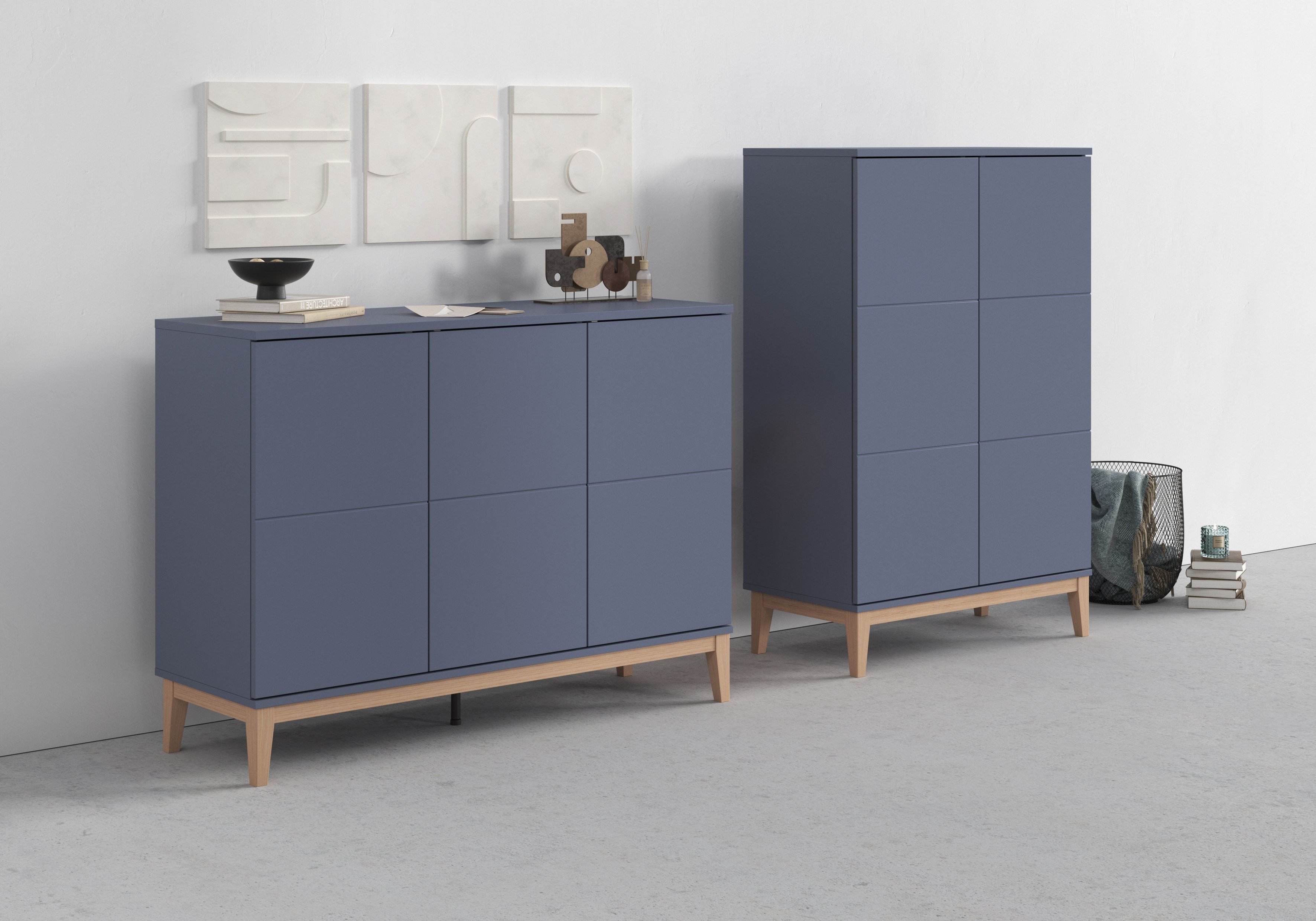 andas Highboard Maryd (1 St), Hochkommode mit Untergestell in Holzoptik günstig online kaufen