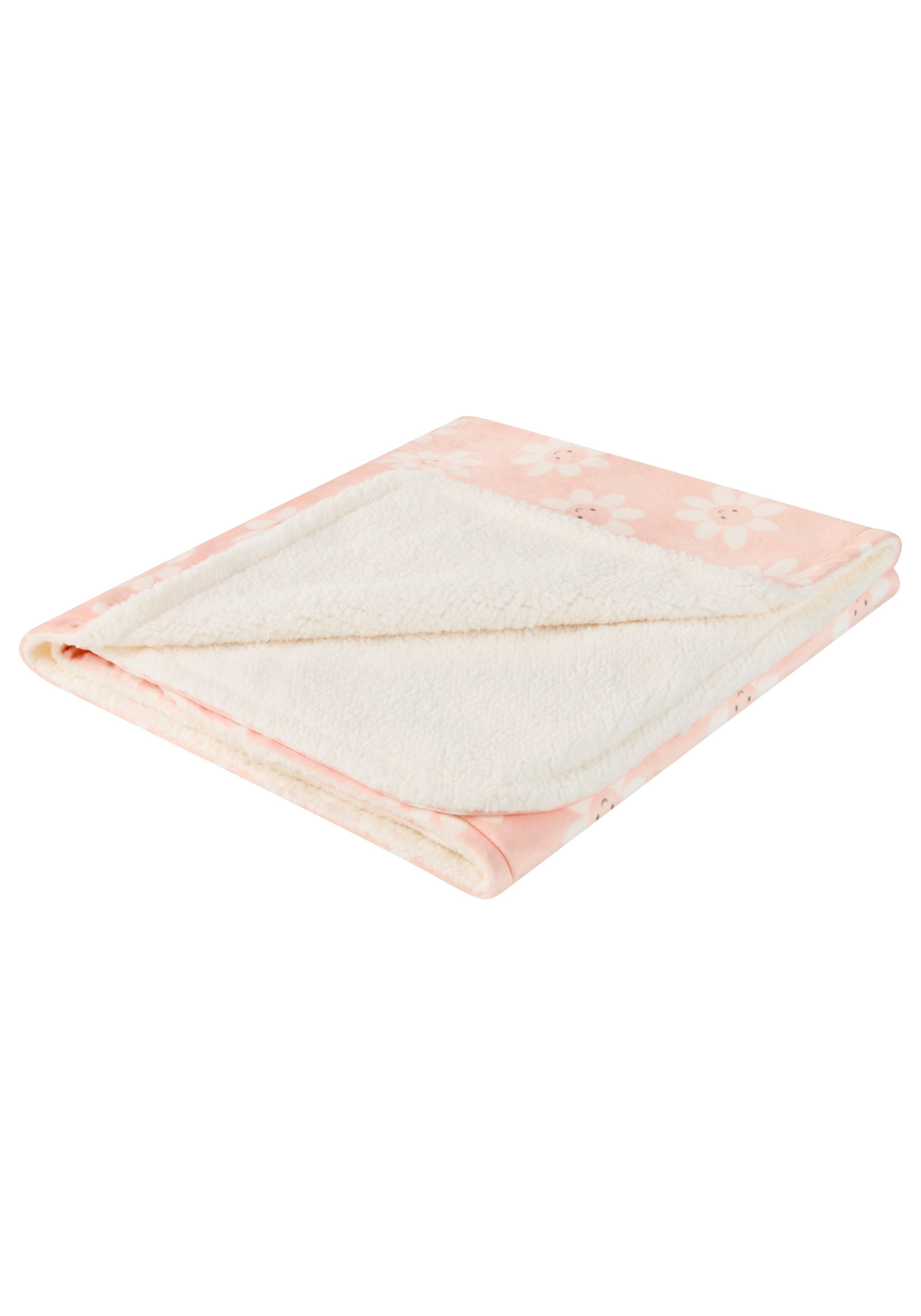 Babydecke HGHG PLUSH BLANKET, HUGGIES babywear, supersoft, mit süßem Blumen günstig online kaufen