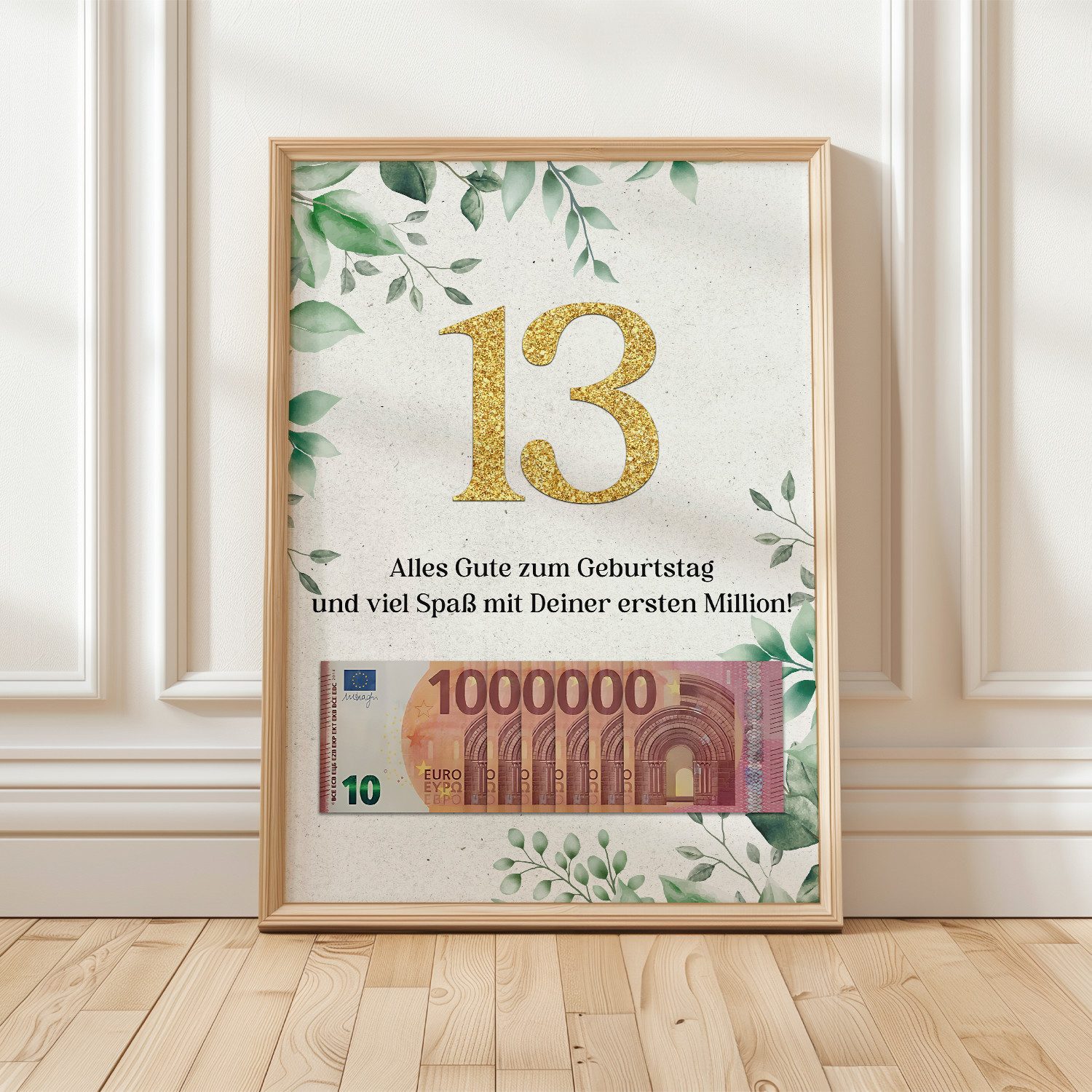 Tigerlino Poster Geburtstag Geldgeschenk Männer Frauen günstig online kaufen
