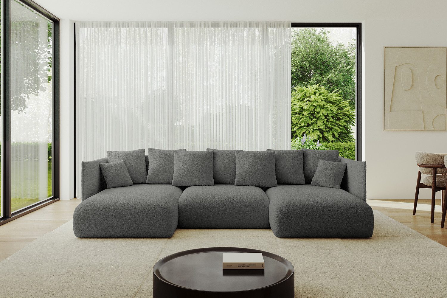 ALTDECOR Wohnlandschaft ONESK-U, Couch mit Schlaffunktion, günstig online kaufen