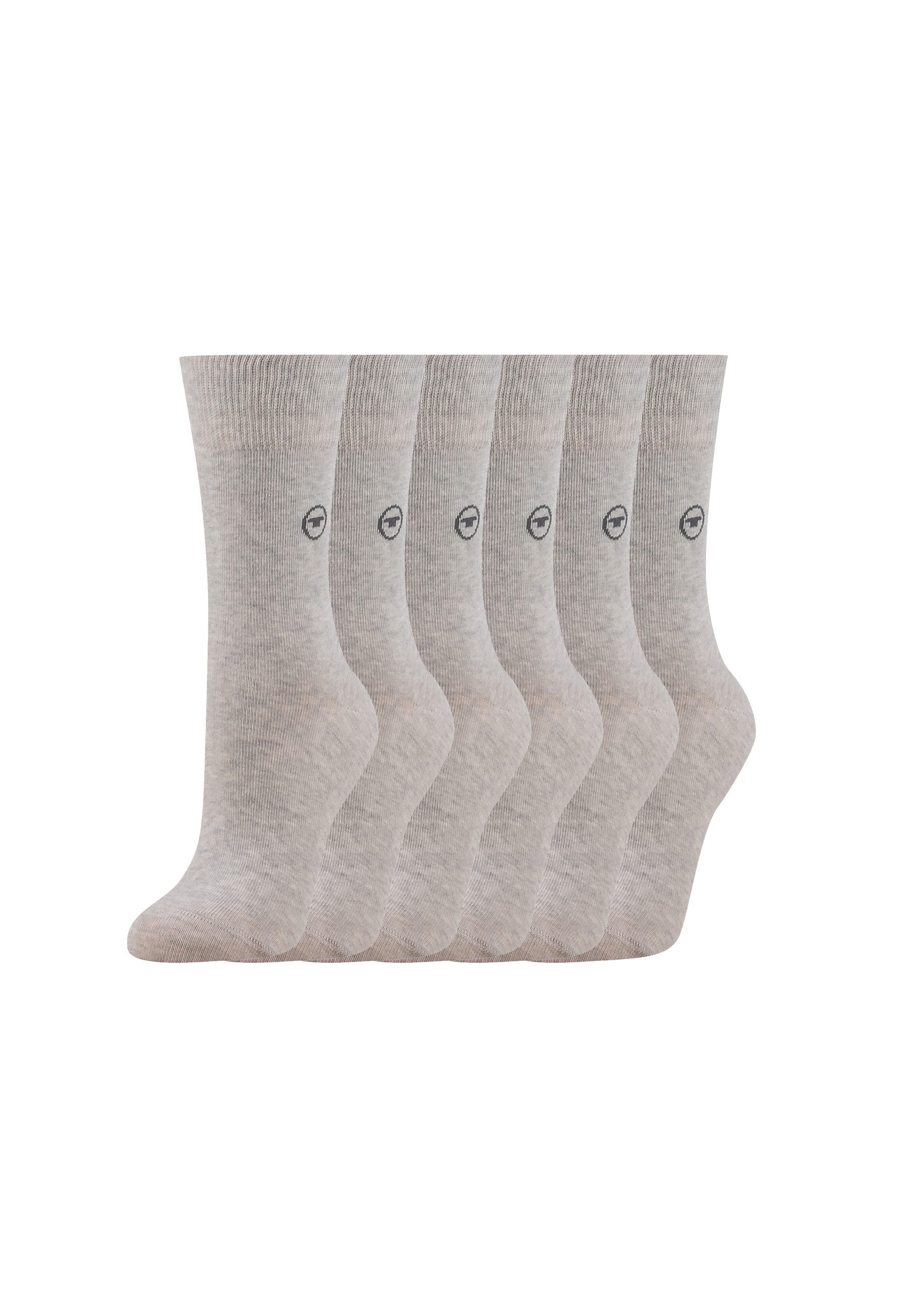 TOM TAILOR Socken TOM TAILOR Damen Socken Basic 6er Pack mehrfarbig TOM TAILOR Damen Socken Basic 6er Pack mehrfarbig