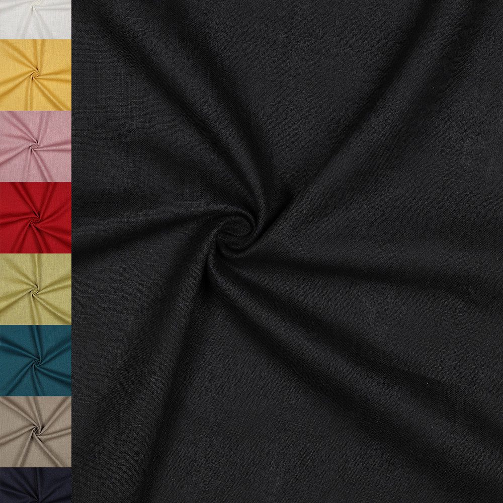 MAGAM-Stoffe Stoff "Julia", Leinenstoff aus 100% Leinen ÖKO-TEX Meterware ab 50cm