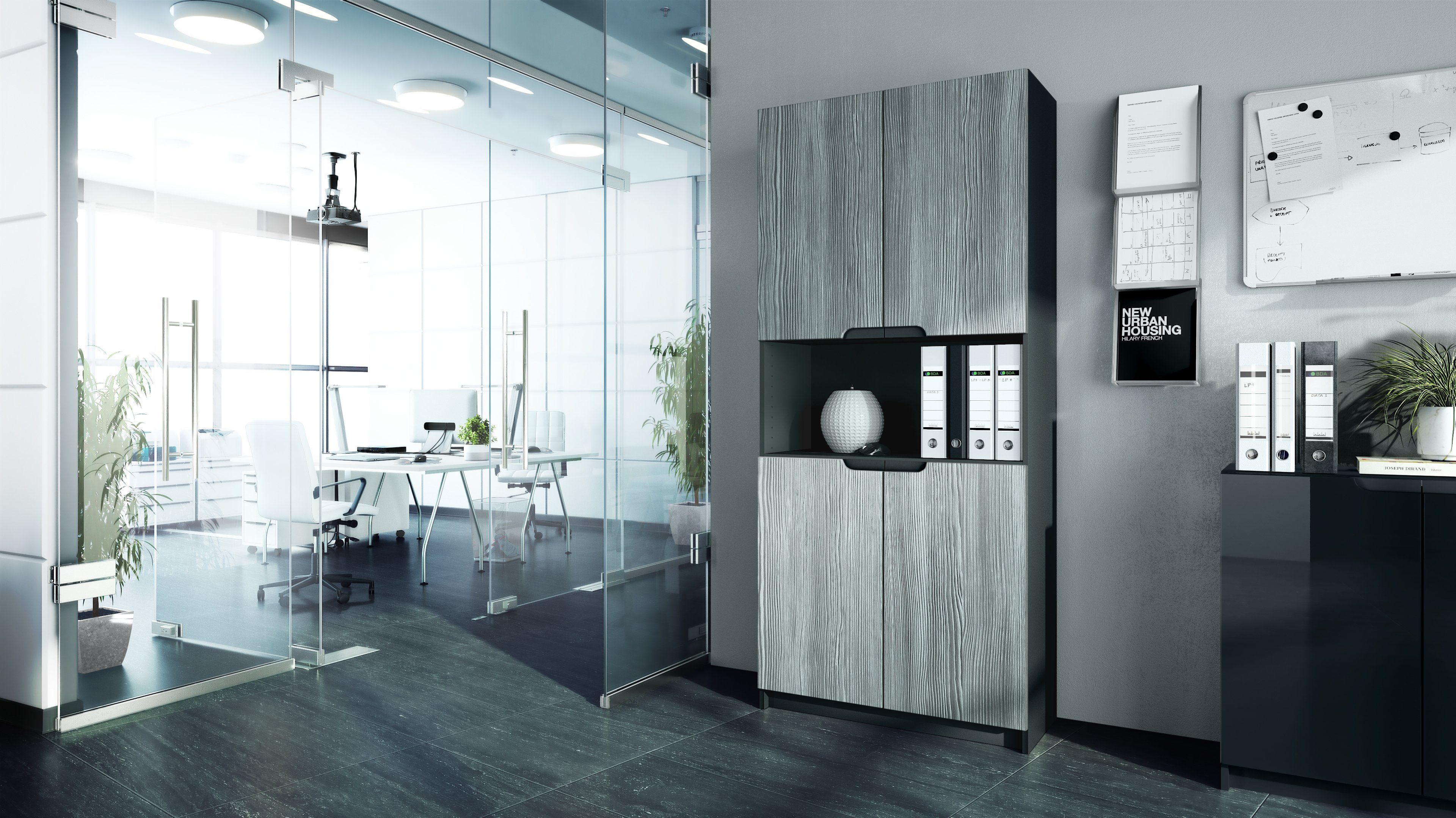 Vladon Aktenschrank Logan V2 (Aktenschrank, mit günstig online kaufen