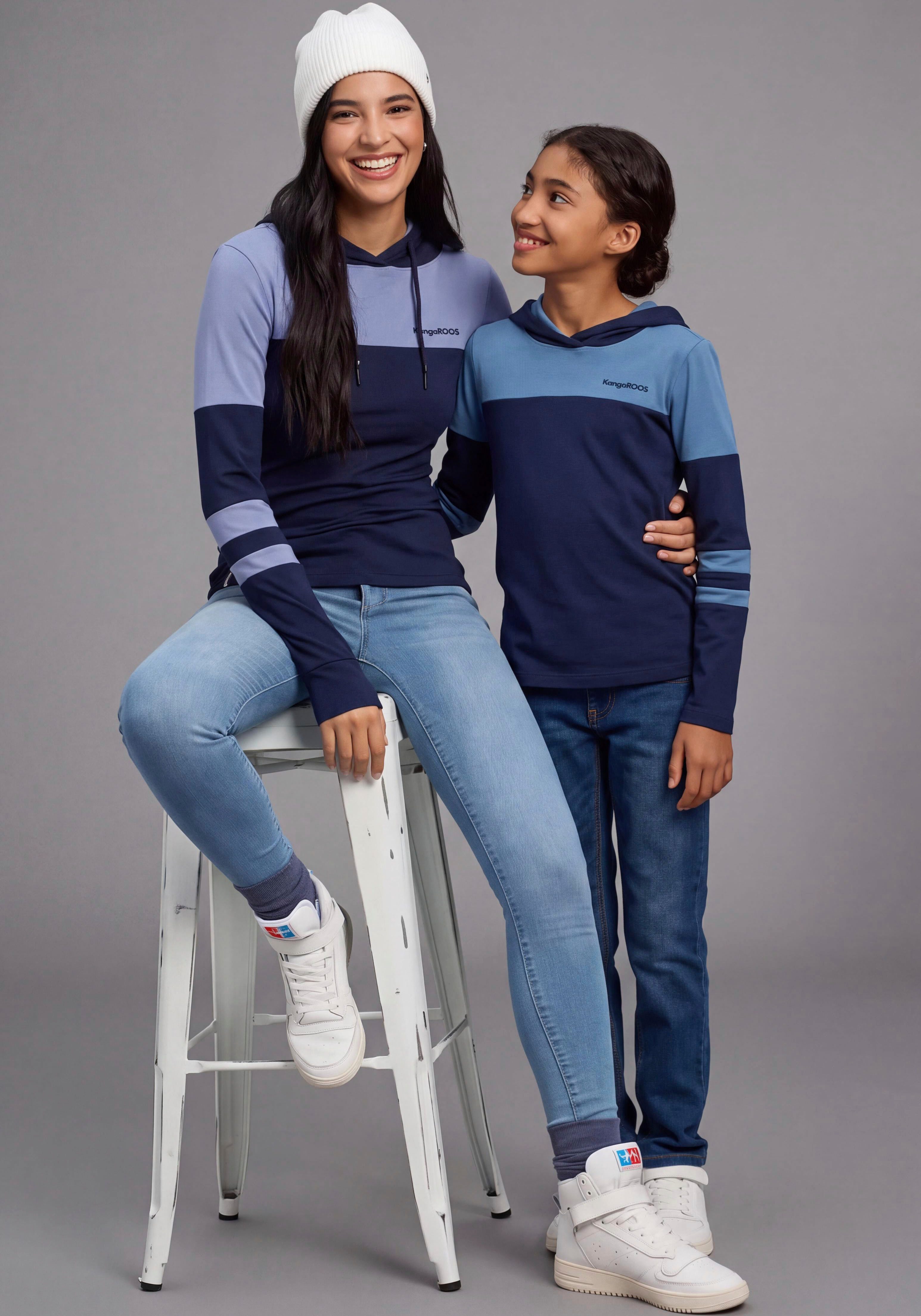 KangaROOS Kapuzenshirt mit Colorblock – Bild 4 von 5