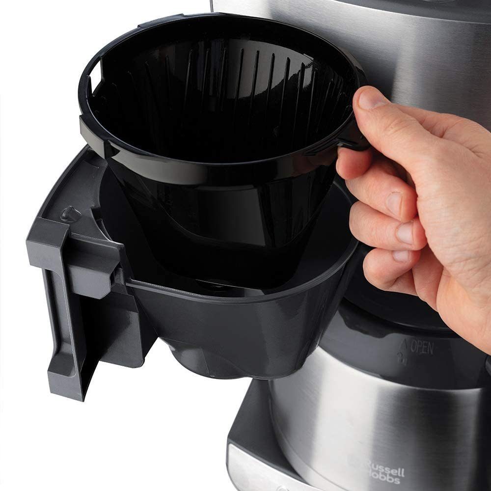 RUSSELL HOBBS Filterkaffeemaschine mit Mahlwerk Grind&Brew 25620-56 Thermo  Timer 1000W