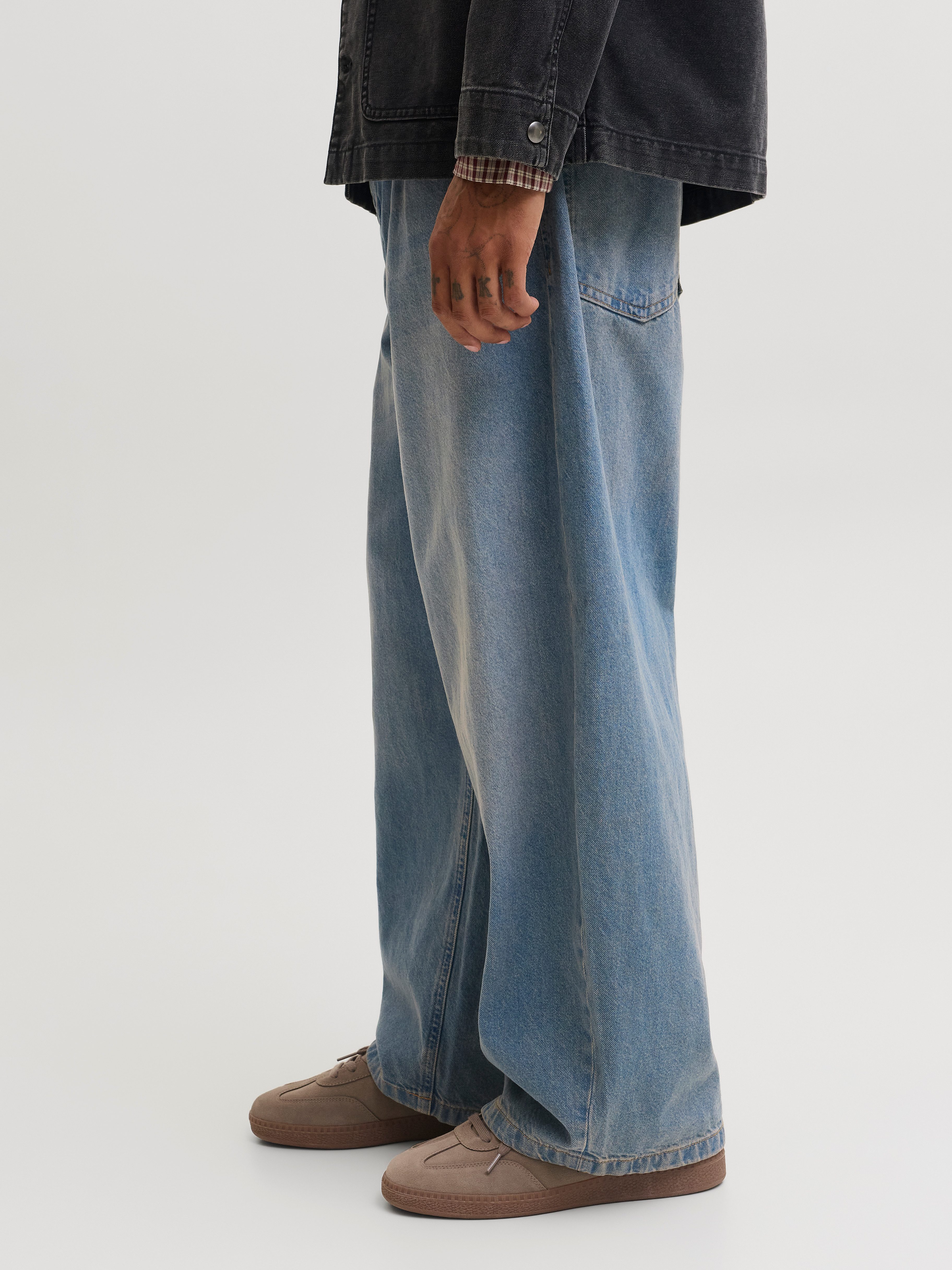 Jack & Jones Relax-fit-Jeans JJIJOEY JJCREW SQ 071 SN Baumwolle, relaxed fit