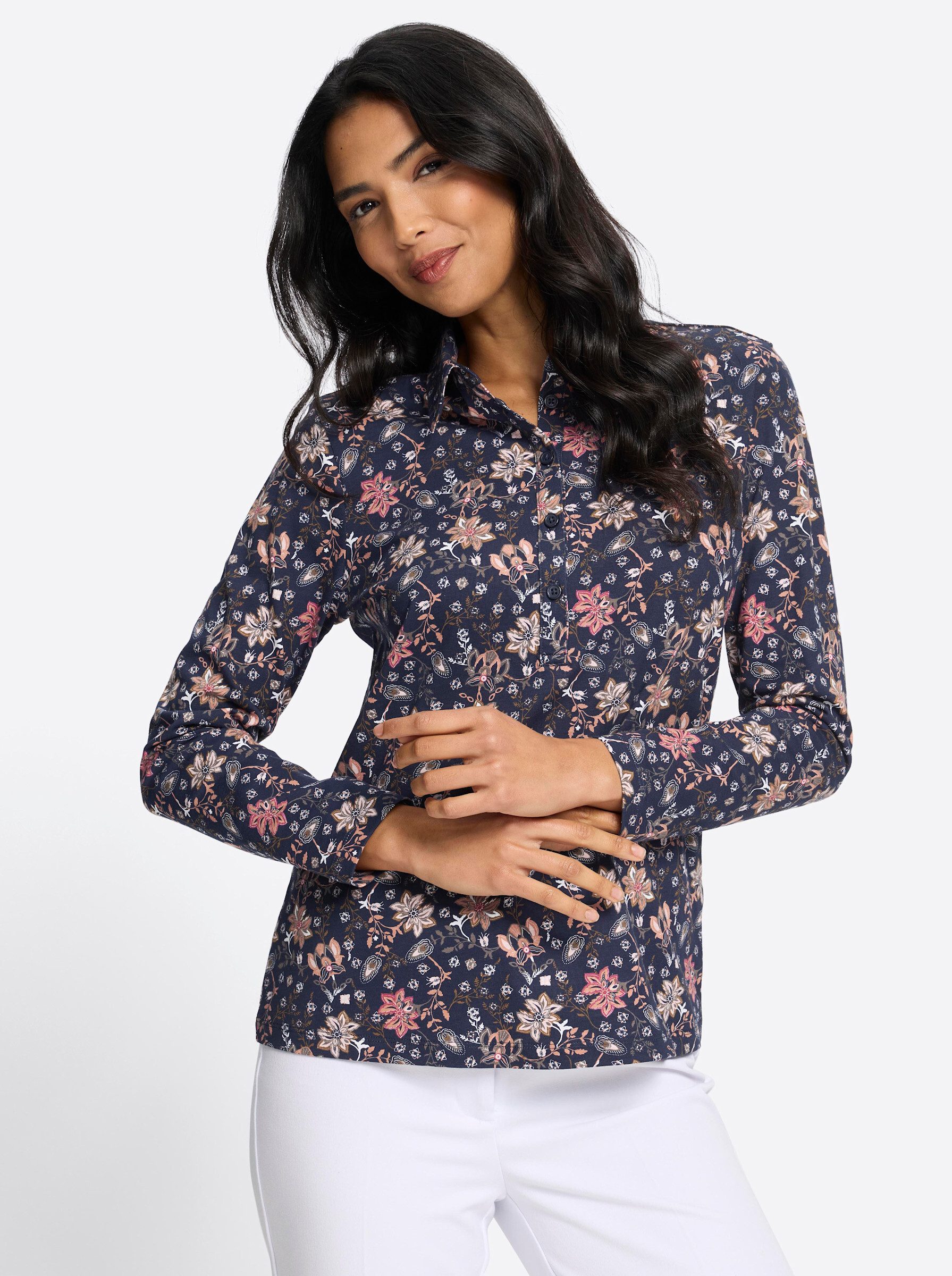 Sieh an! T-Shirt Poloshirt Langarm