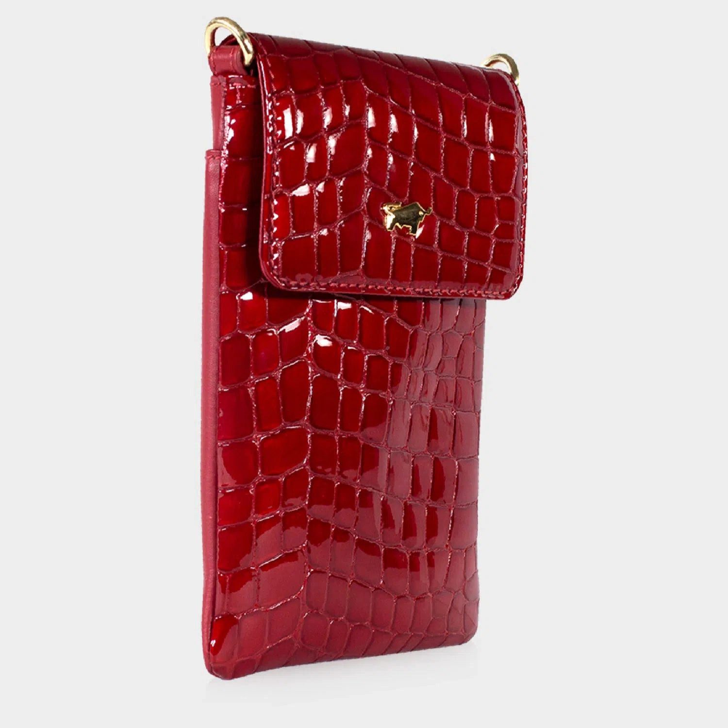 Braun Büffel Umhängetasche VERONA Phone Pouch rot S günstig online kaufen