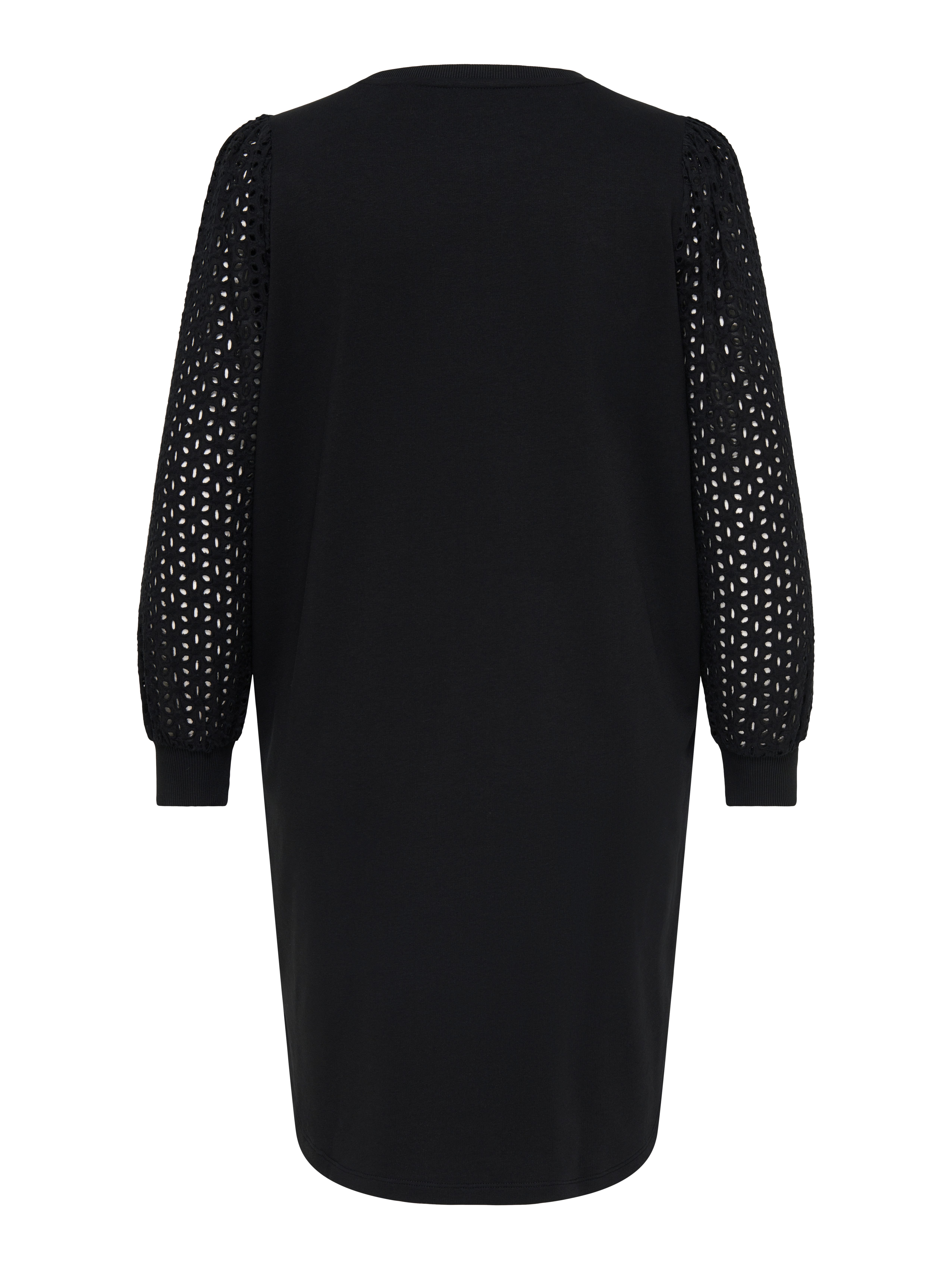 ONLY CARMAKOMA Midikleid CARDONNA L/S MIX O-NECK MIDI DRESS JRS Baumwollmischung