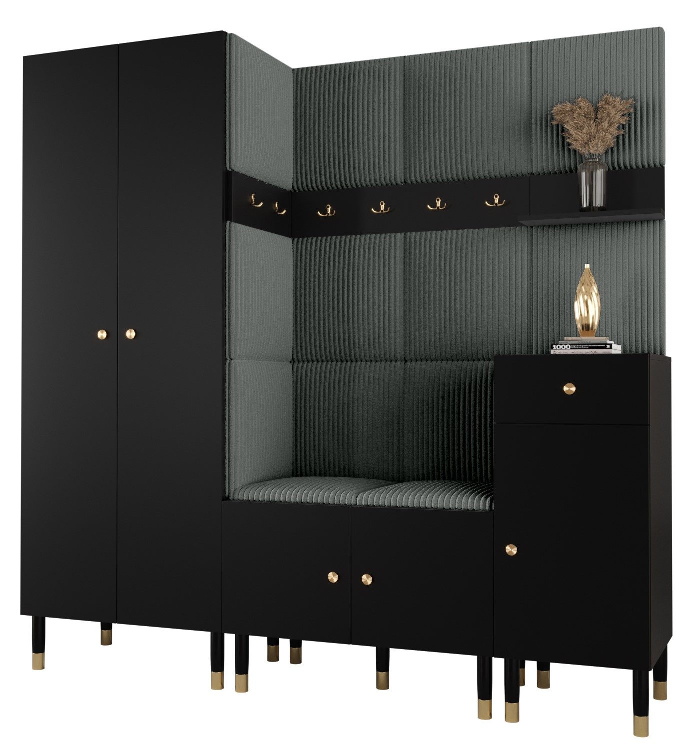 ABIKS MÖBEL Kompaktgarderobe PALERMO Set 1 günstig online kaufen