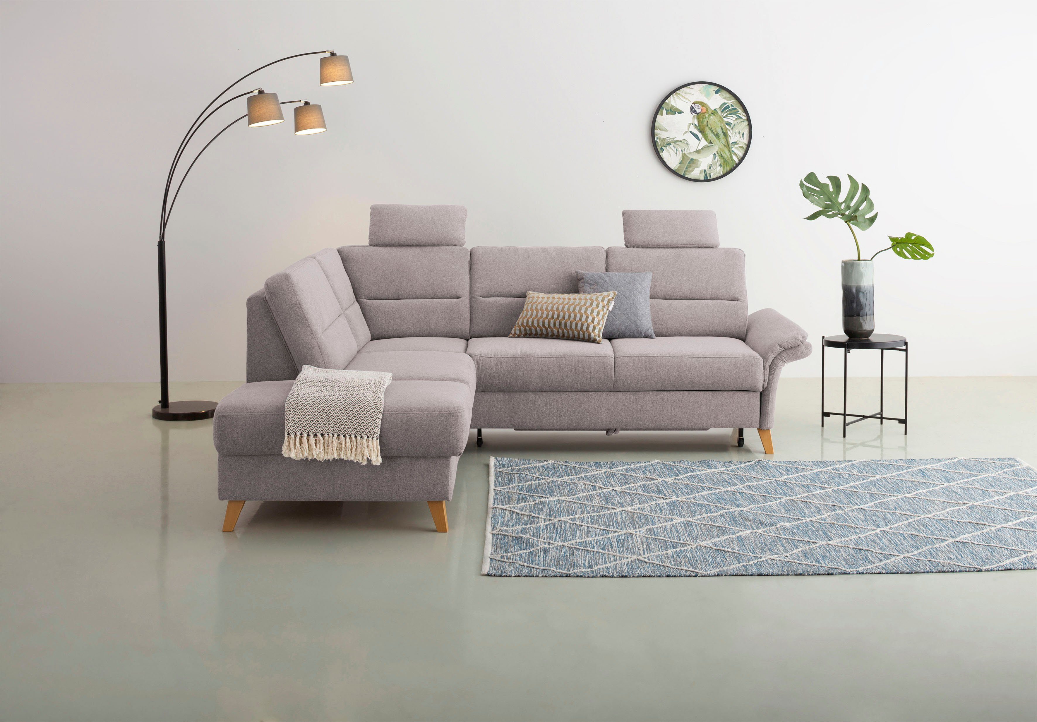 Home affaire Ecksofa Westerland L-Form, Federkern-Polsterung, günstig online kaufen