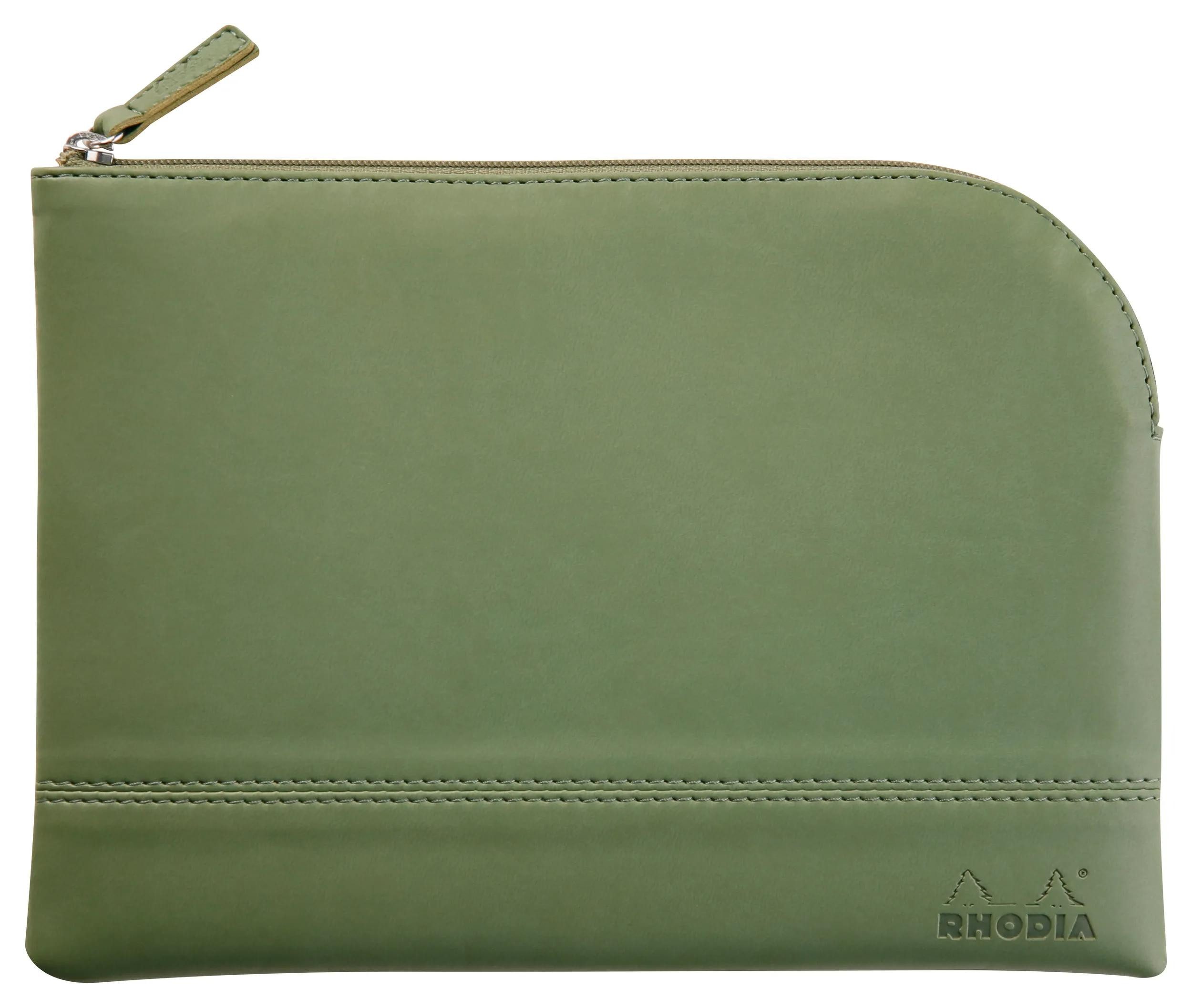 Rhodia Organizer Rhodiarama Etui Kunstleder Reißverschluss, 16x22 cm Salbeigrün 116632C, Rhodia, Blöcke, Hefte und Ноутбуки