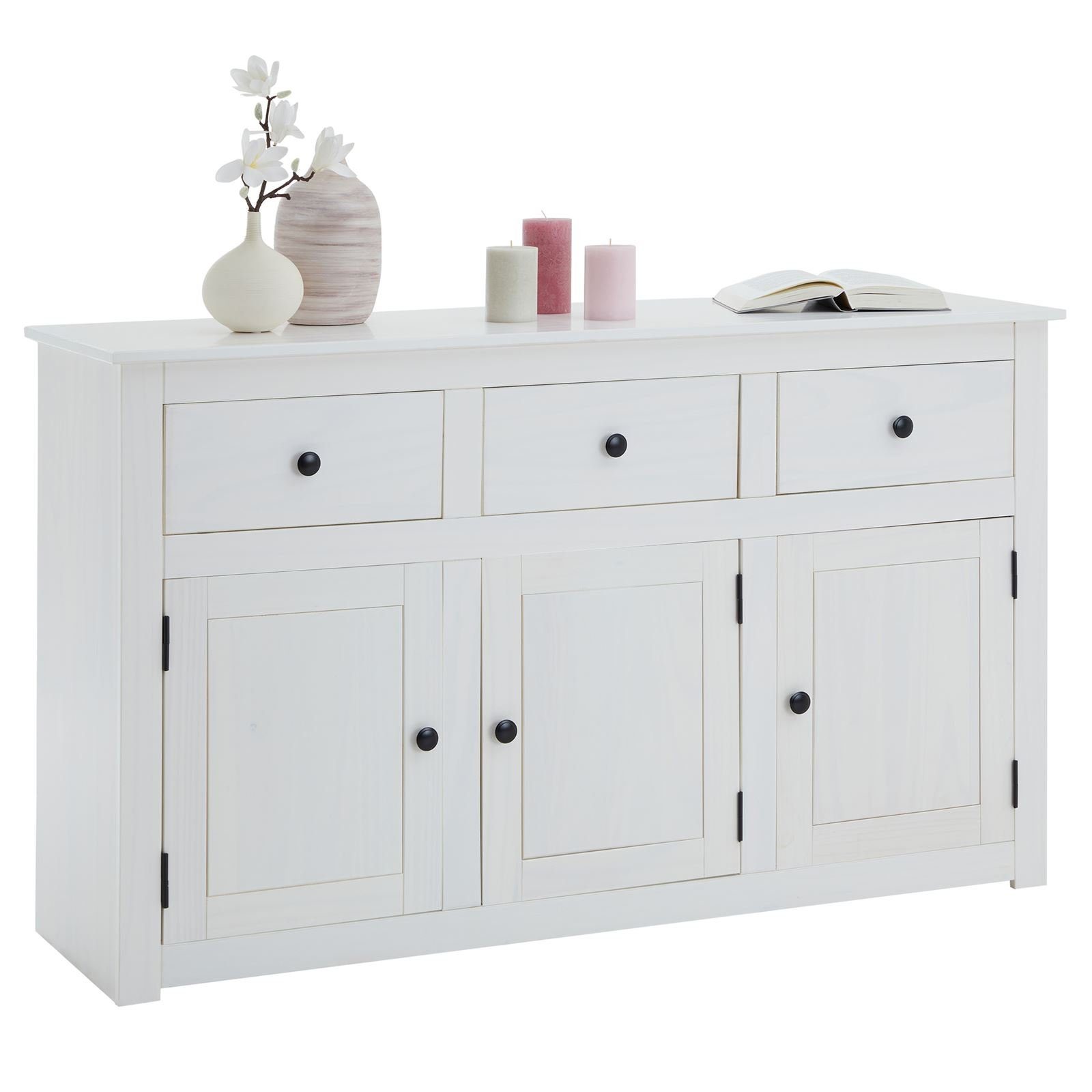 CARO-Möbel Sideboard PAULO, Sideboard Kommode Küchenschrank günstig online kaufen