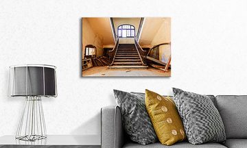 WandbilderXXL Leinwandbild Stairway to Time, Lost Places (1 St), Wandbild,in 6 Größen erhältlich