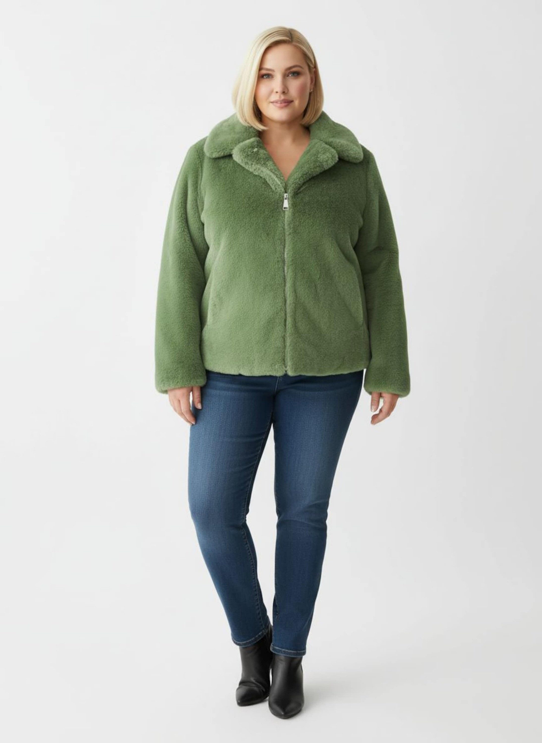 Witt Allwetterjacke Fellimitat-Jacke Langarm