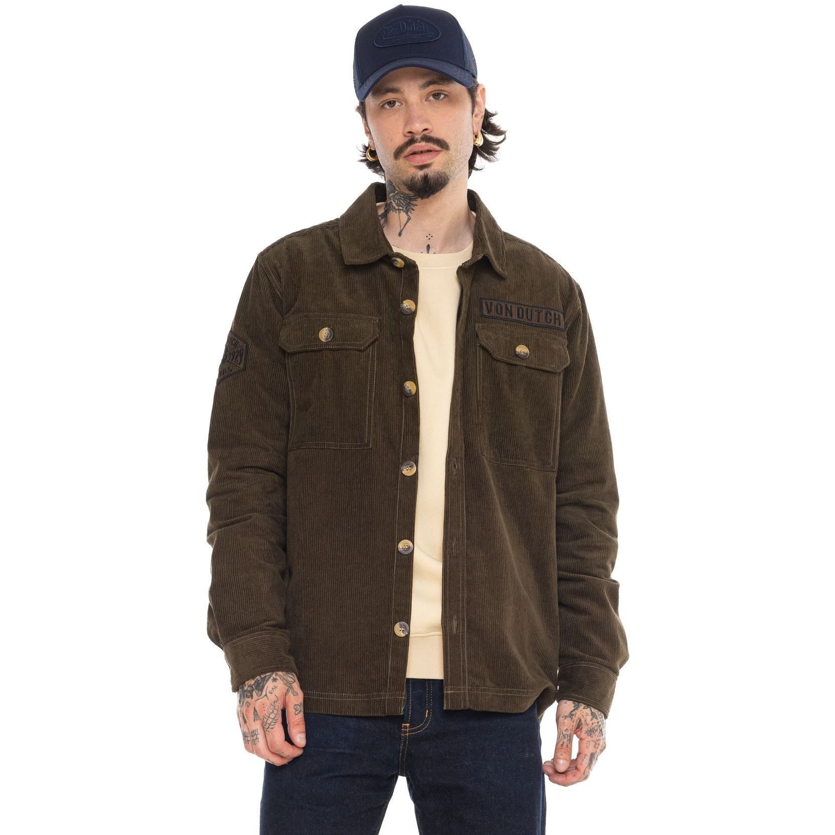 Von Dutch Collegejacke Von Dutch Kord Hemdjacke