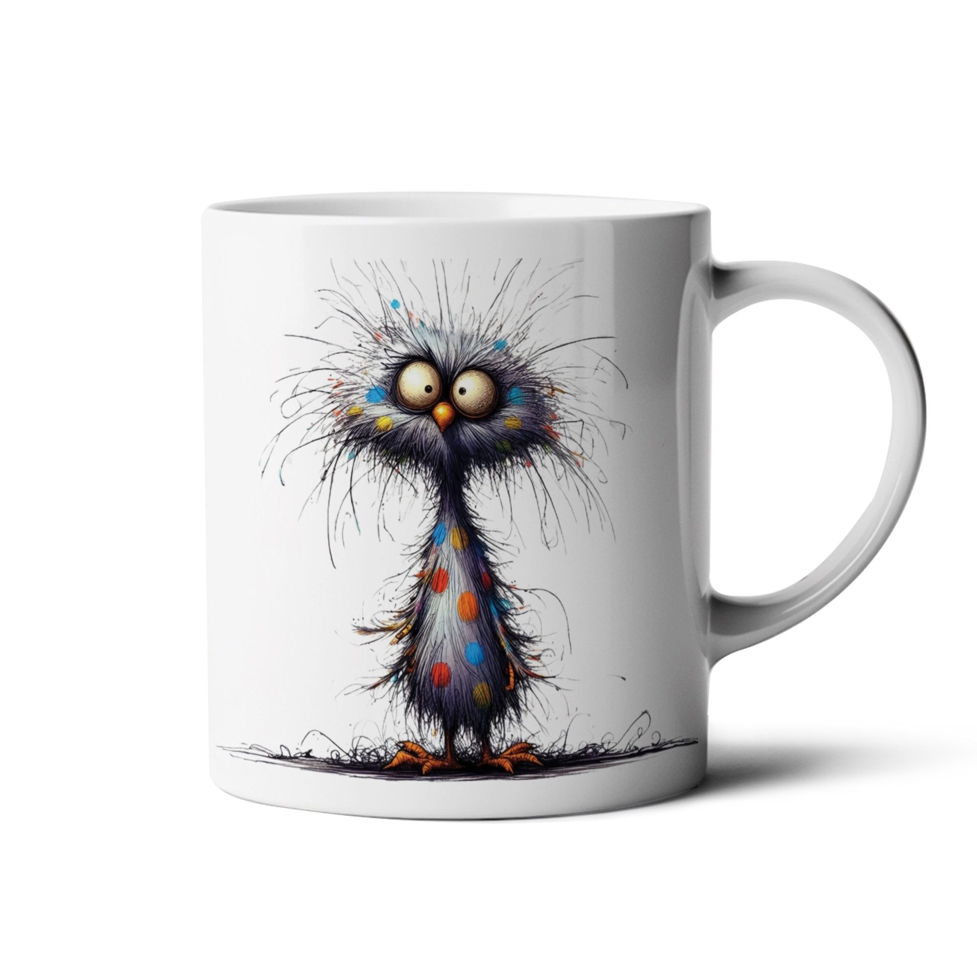 Hustling Sharks Tasse Hustling Sharks® Tasse mit Motiv - Genervtes Tier#5, 330 ml