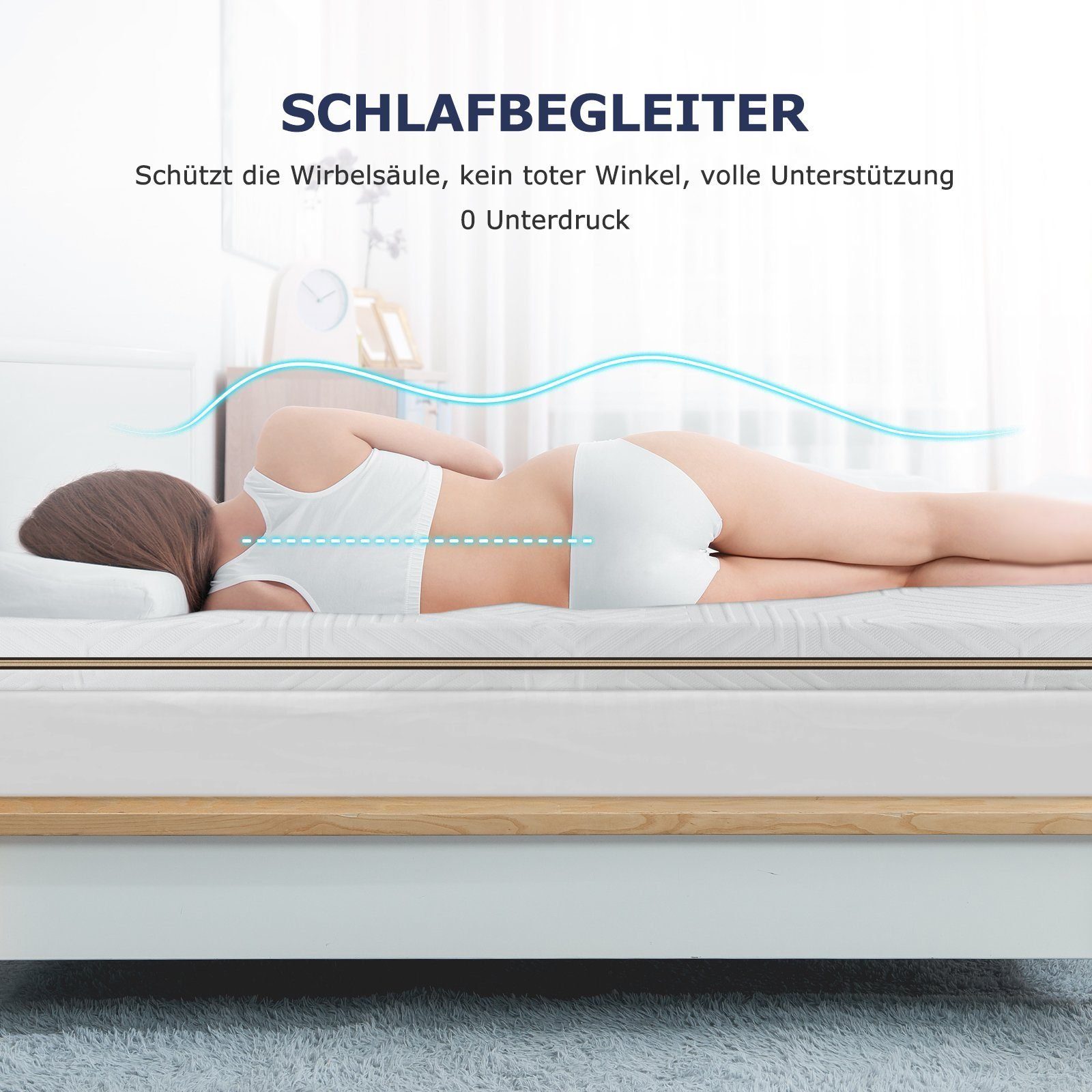 BedStory, Topper Topper 90/140/160/180x200cm, Gel Matratzen günstig online kaufen
