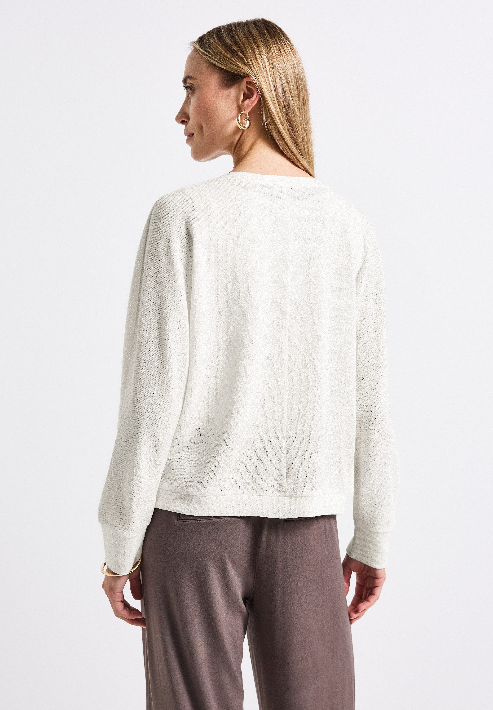 STREET ONE Strickjacke mit V-Ausschnitt günstig online kaufen
